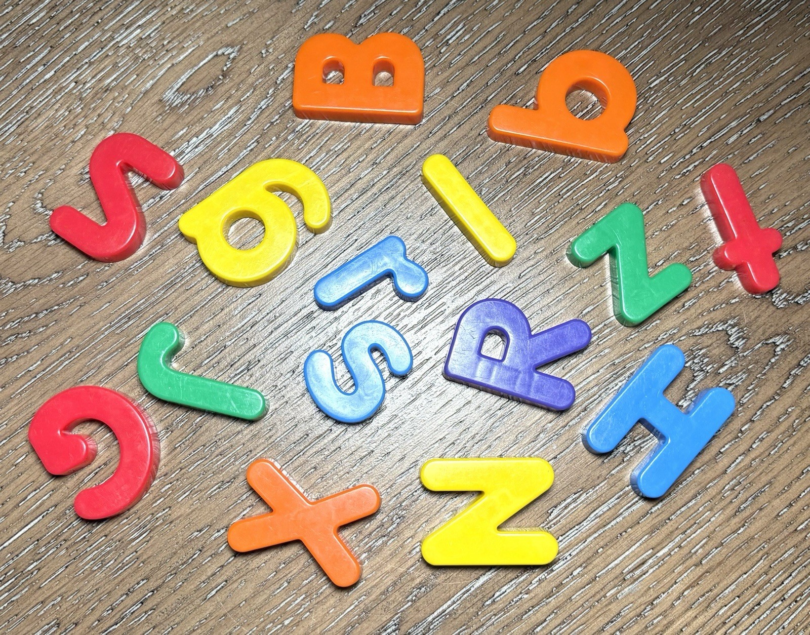 Magnets Alphabet Letters & Number Magnets Colorful Assorted Educational 29 lot
