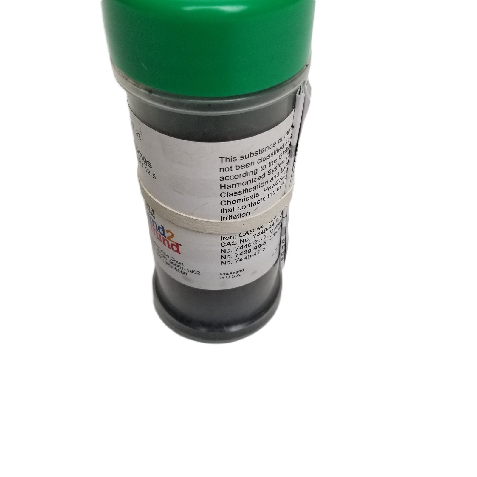 ETA hand2mind Iron Filings 12 oz Science Magnetism STEM Classroom Experiment