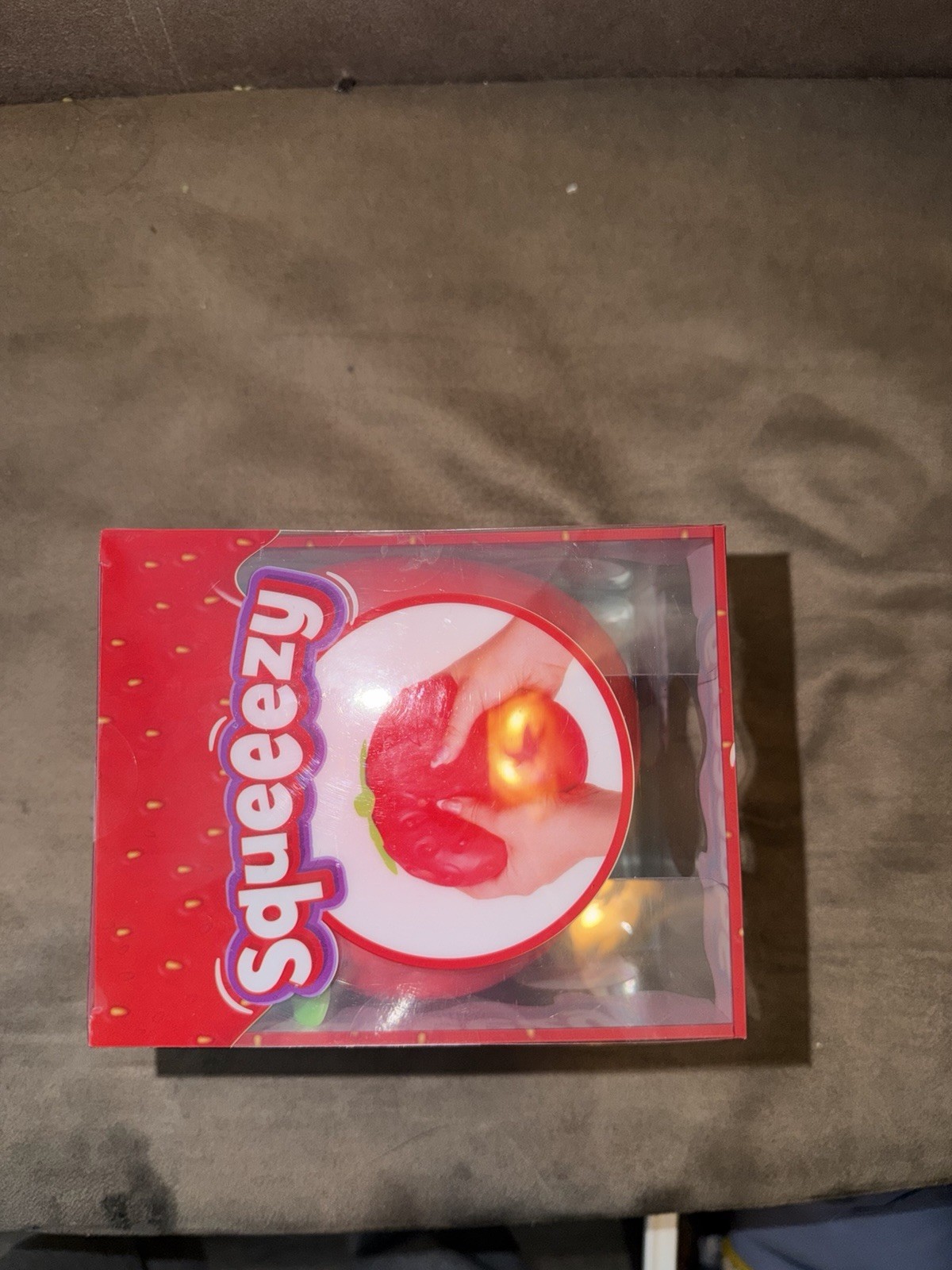 Sunny Days Jumbo Squeezy Strawberry Squishy Toy Stress Relief Viral TikTok