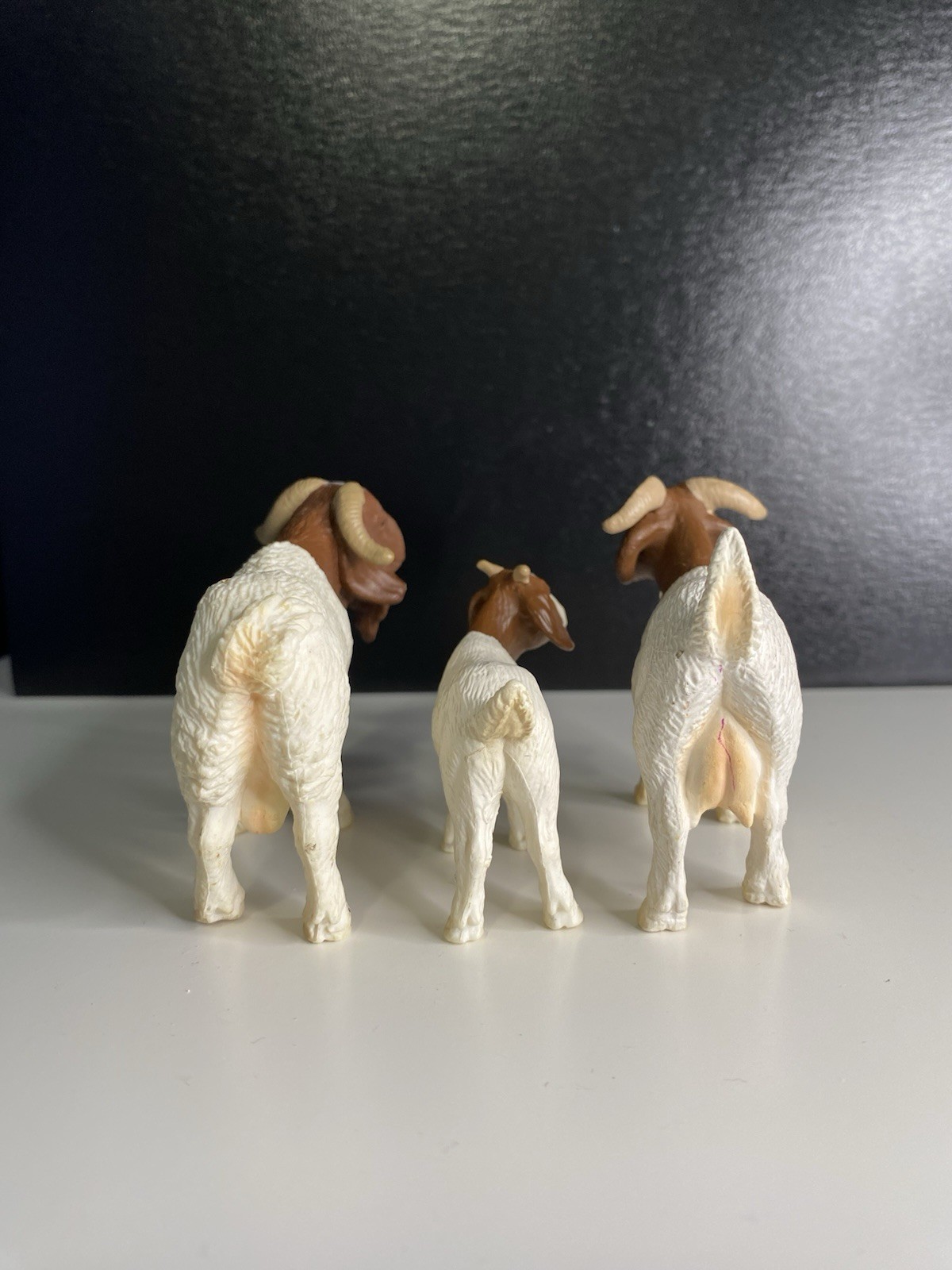 Schelich Boer Goat Family Set Retired 2001 Farm Animals Figures