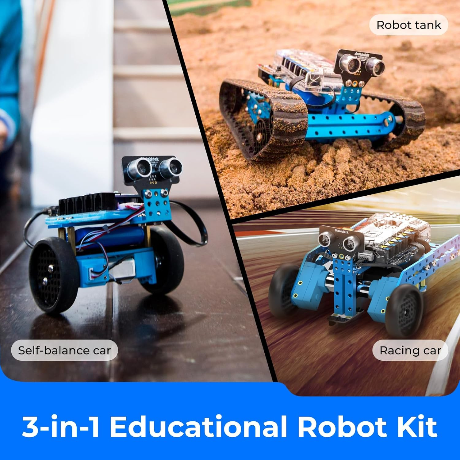 Mbot Ranger 3 in 1 Robotics for Kids Age 8-12, Coding Robot for Arduino Scratch