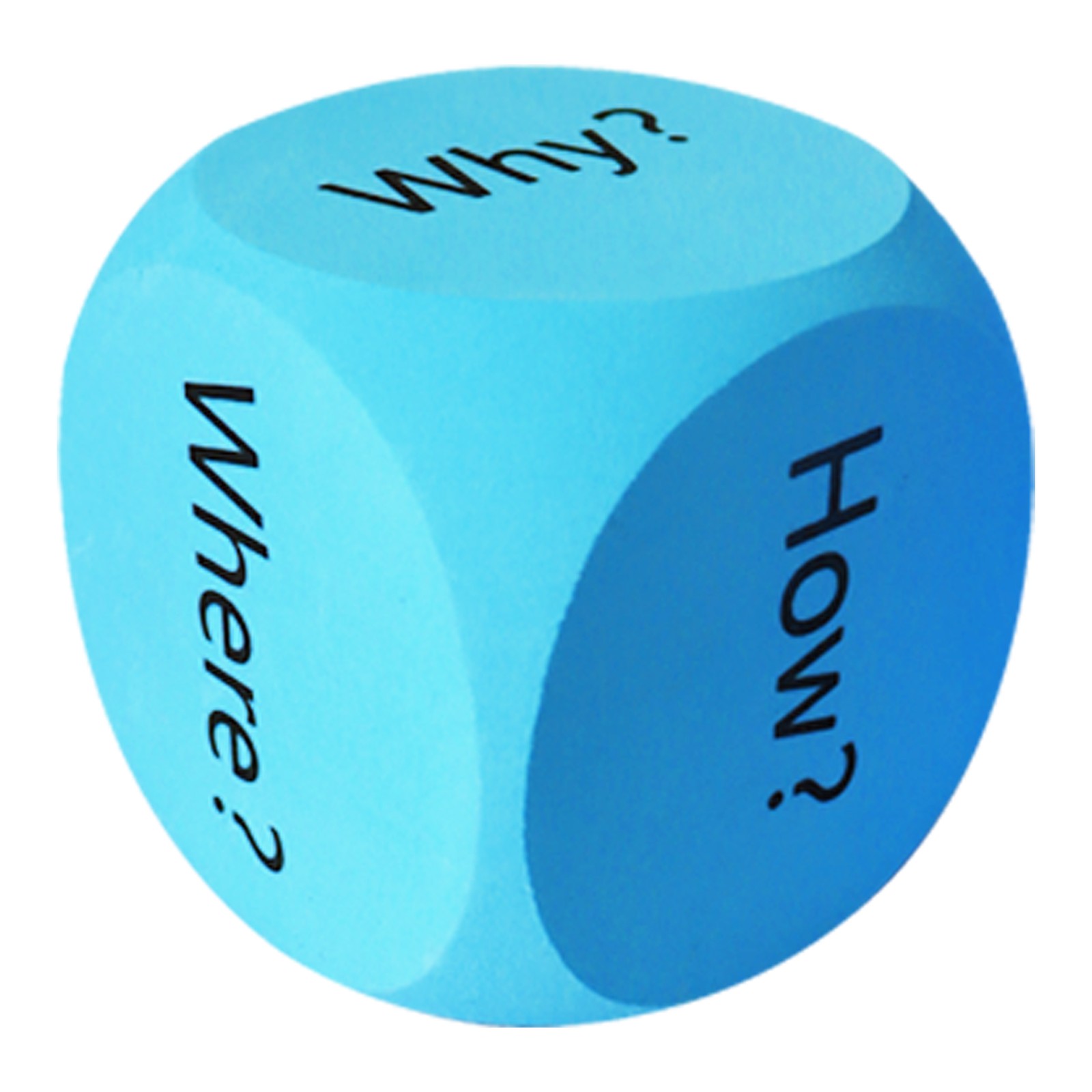 6-Sided Question Dice Cube for Classroom Activities for early learners