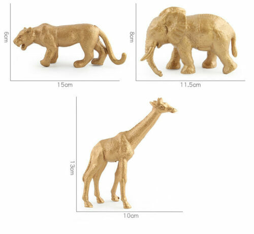 7 Pcs Lifelike Animals Toys Wild Zoo Plastic Jungle Realistic Model Figures Gift