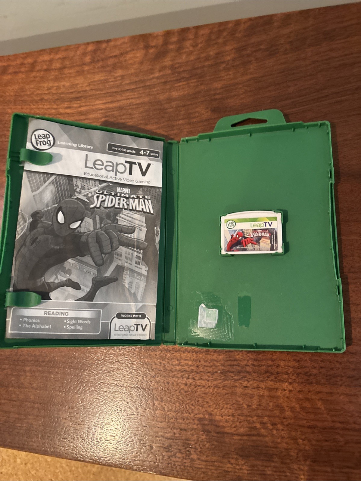Leap Frog Marvel Ultimate Spider-Man Leap TV Ages 4-7 Good Used Condition