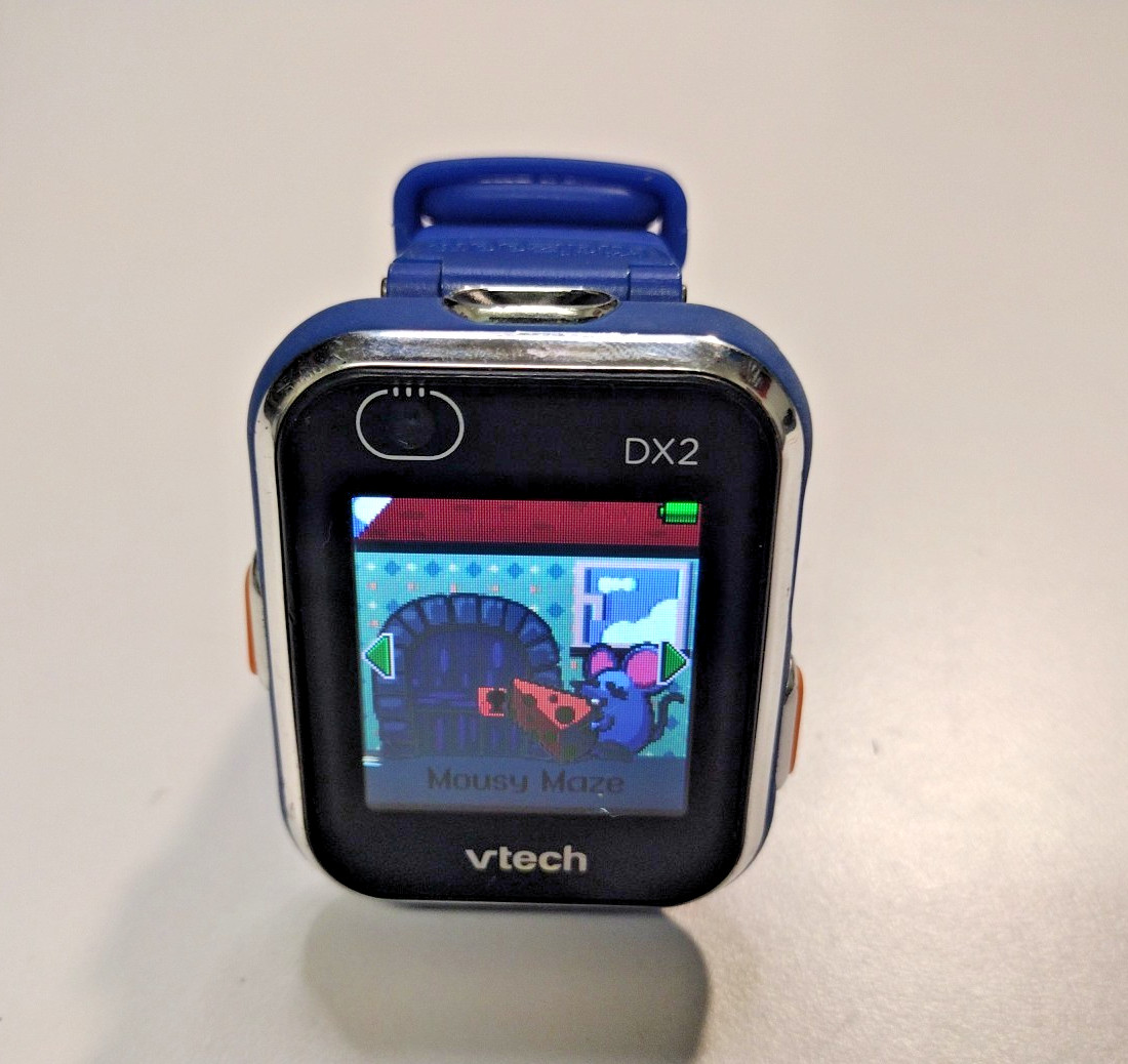 VTech Kidizoom Smartwatch DX2 Blue – Working – No Cable – Used