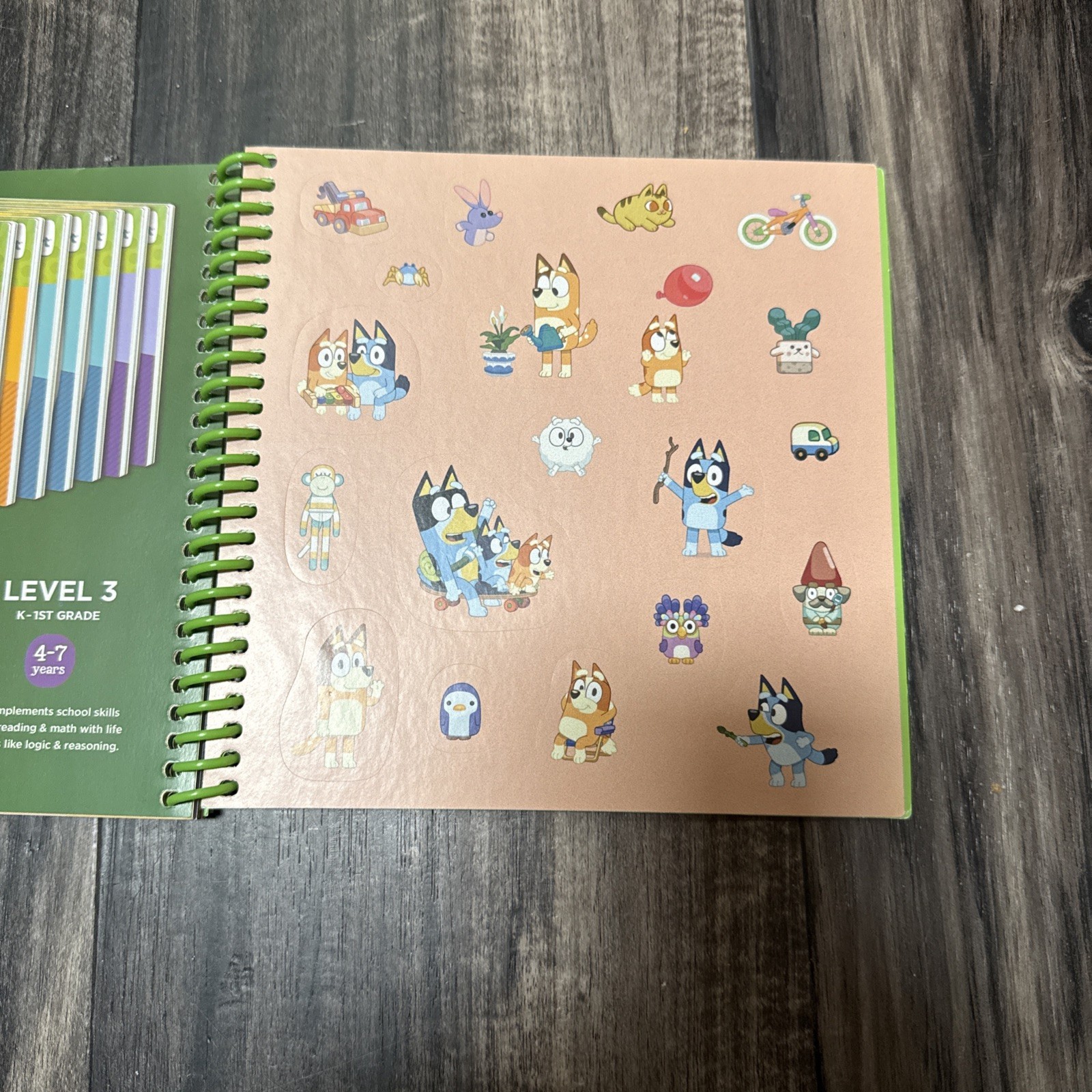 NEW LeapFrog Leap Start Preschool book — BLUEY: FUN AND GAMES