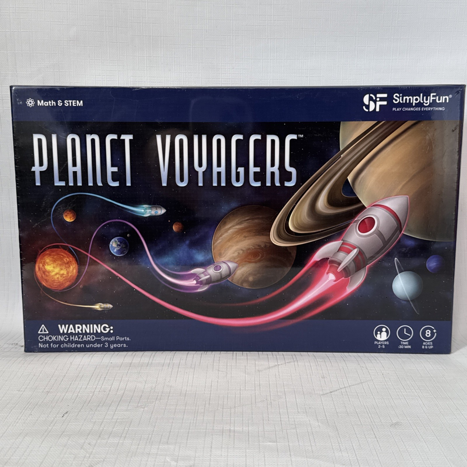 PLANET VOYAGERS Simply Fun Board Game MATH & STEM ASTRONOMY STRATEGY New Sealed