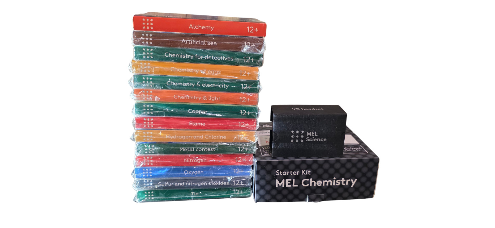 MEL Science STEM Chemistry Kit Lot 14 Sealed + Starter Kit + VR Homeschool STEM