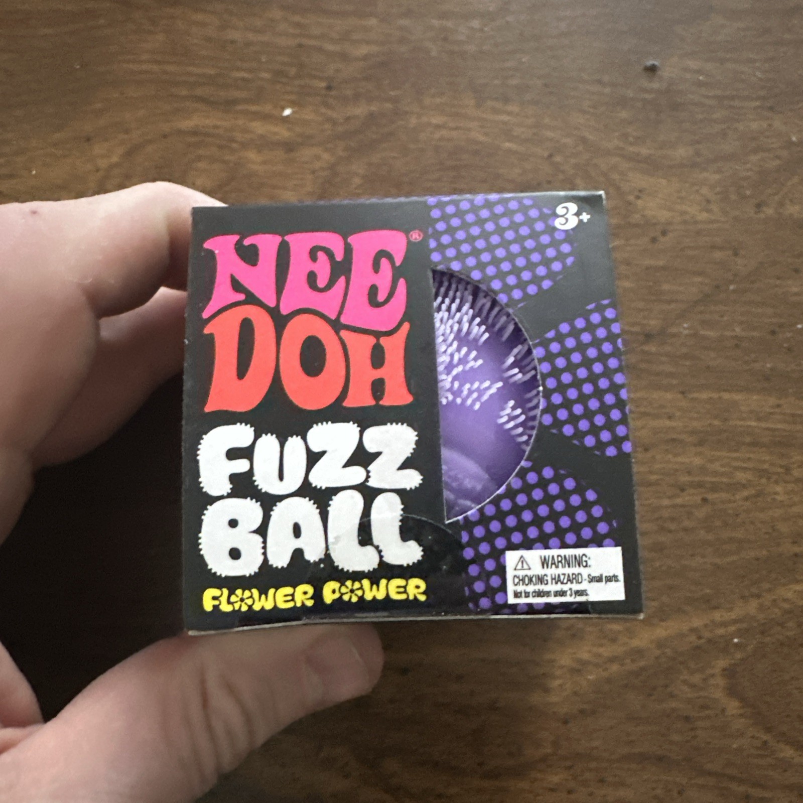 PURPLE Needoh FUZZ BALL THE O.G. Nee Doh Squishy NEE-DOH Fuzzball 100% AUTHENTIC