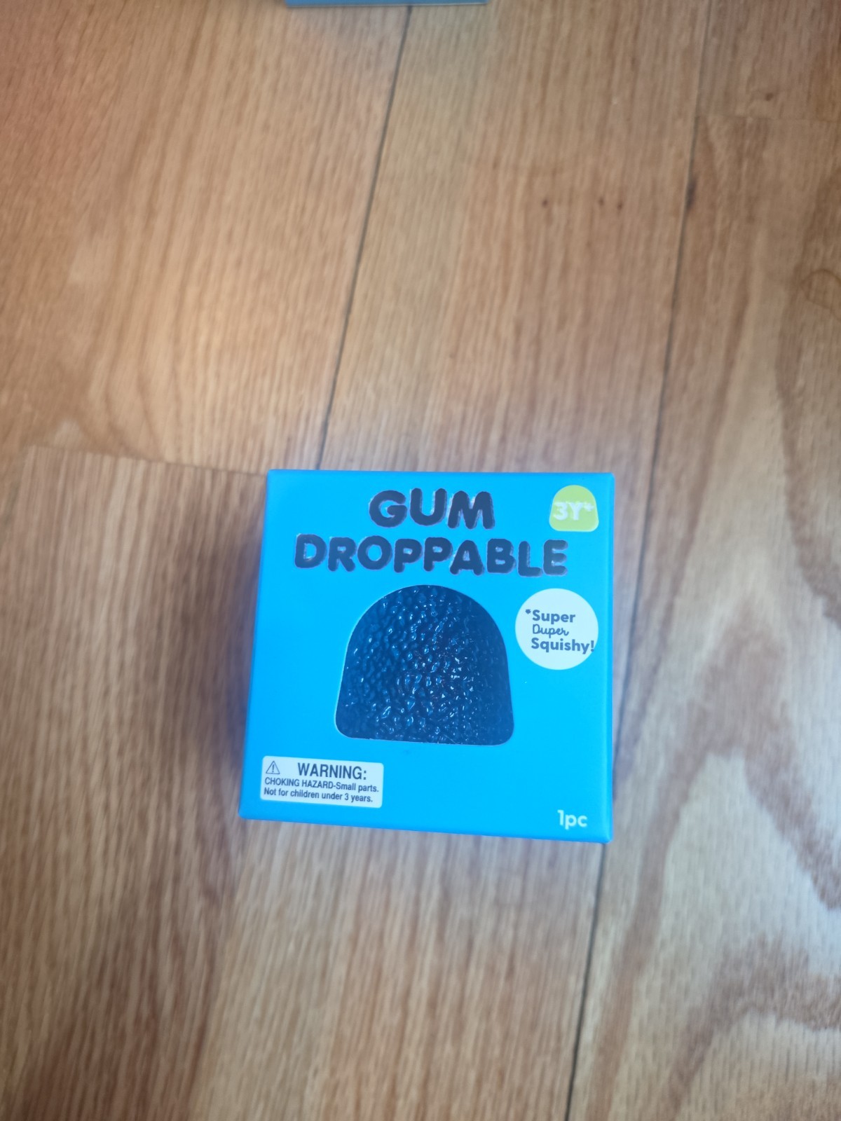 J’Adore Gum Droppable Squishy Blue Squeeze Toy