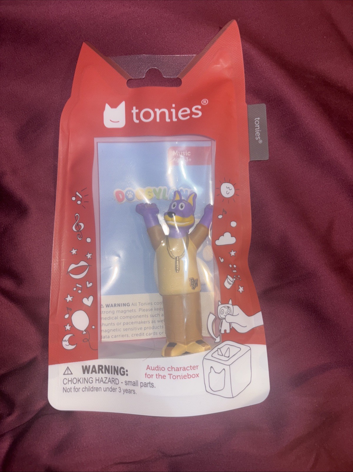Doggyland Tonie Audio Play Character Snoop Dogg Toniebox Bow Wizzle