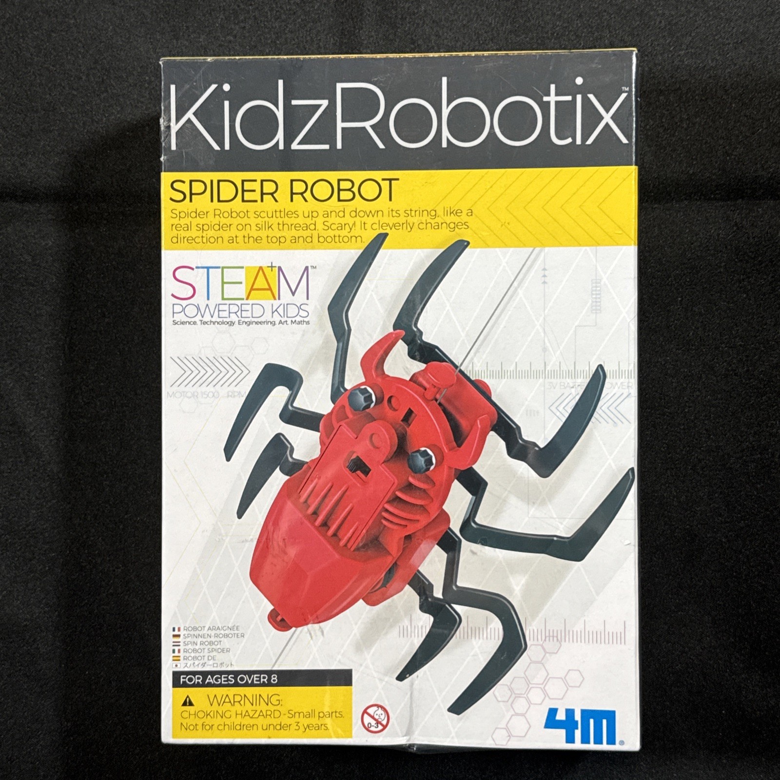 KidzRobotix: Spider Robot – 4M – Steam Powered Kids – Ages 8+ – [SEALED]