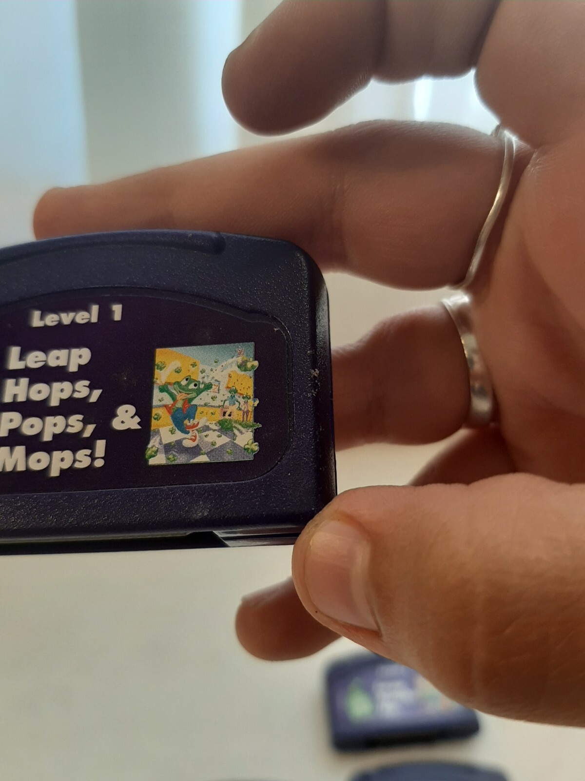 Leapfrog Dark Purple Teaching Learning School Game Cartridges Lot Of 4 Level 1