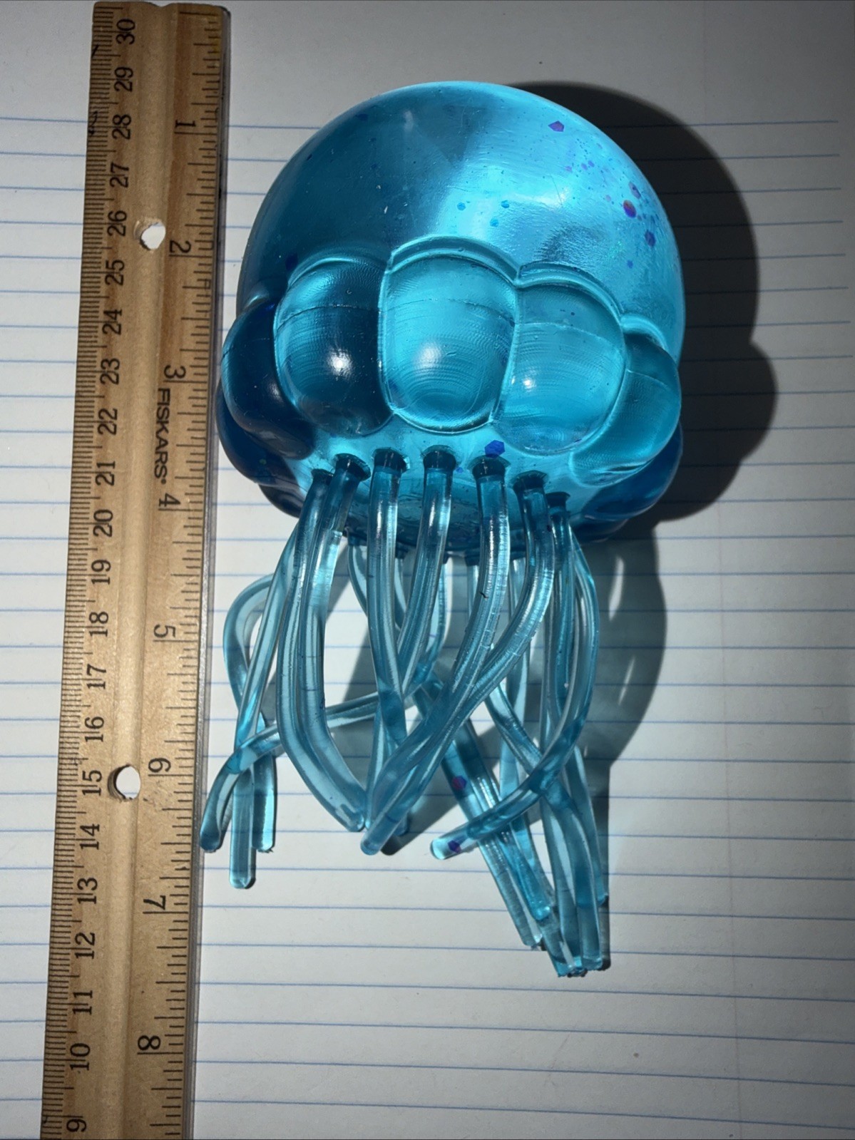 Authentic Needoh Extra Large Blue Jelly Squish Stress Reliever Toy New!