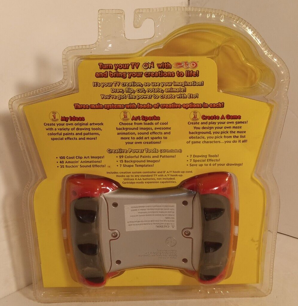 2004 ETO Etch A Sketch Plug ‘N Play Drawing System TV Hook Up NEW UNOPENED