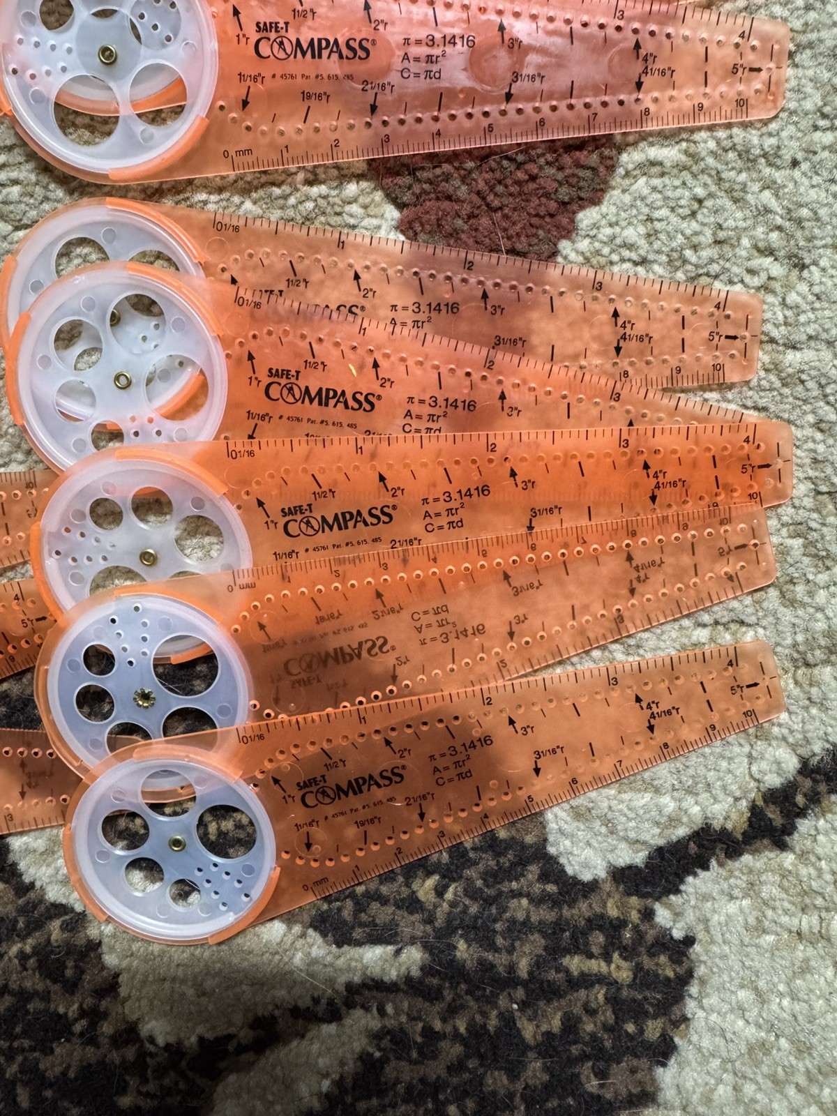 Learning Resources Safe-T Classroom Safety Compass Orange Lot of 20 Home School