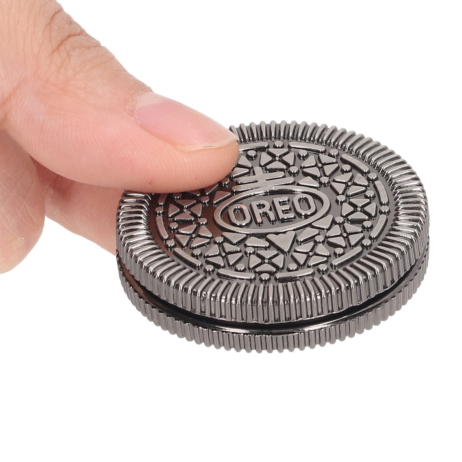 Metal Slider Haptic Coin for Adults Stress Relief Clicker Fingertip Slider Toy