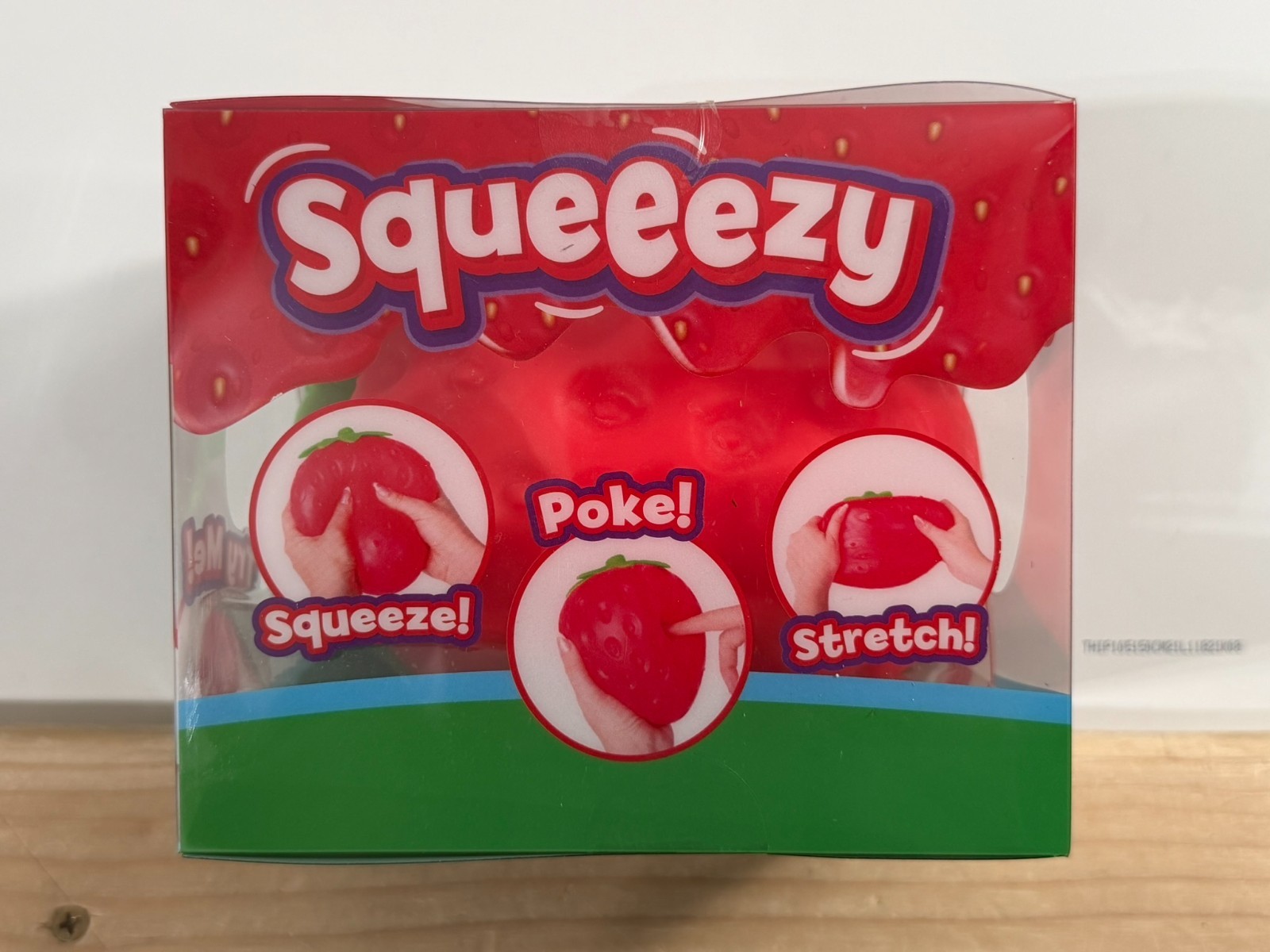 Sunny Days Jumbo Squeezy Strawberry Squishy Toy Stress Relief Sensory Fun