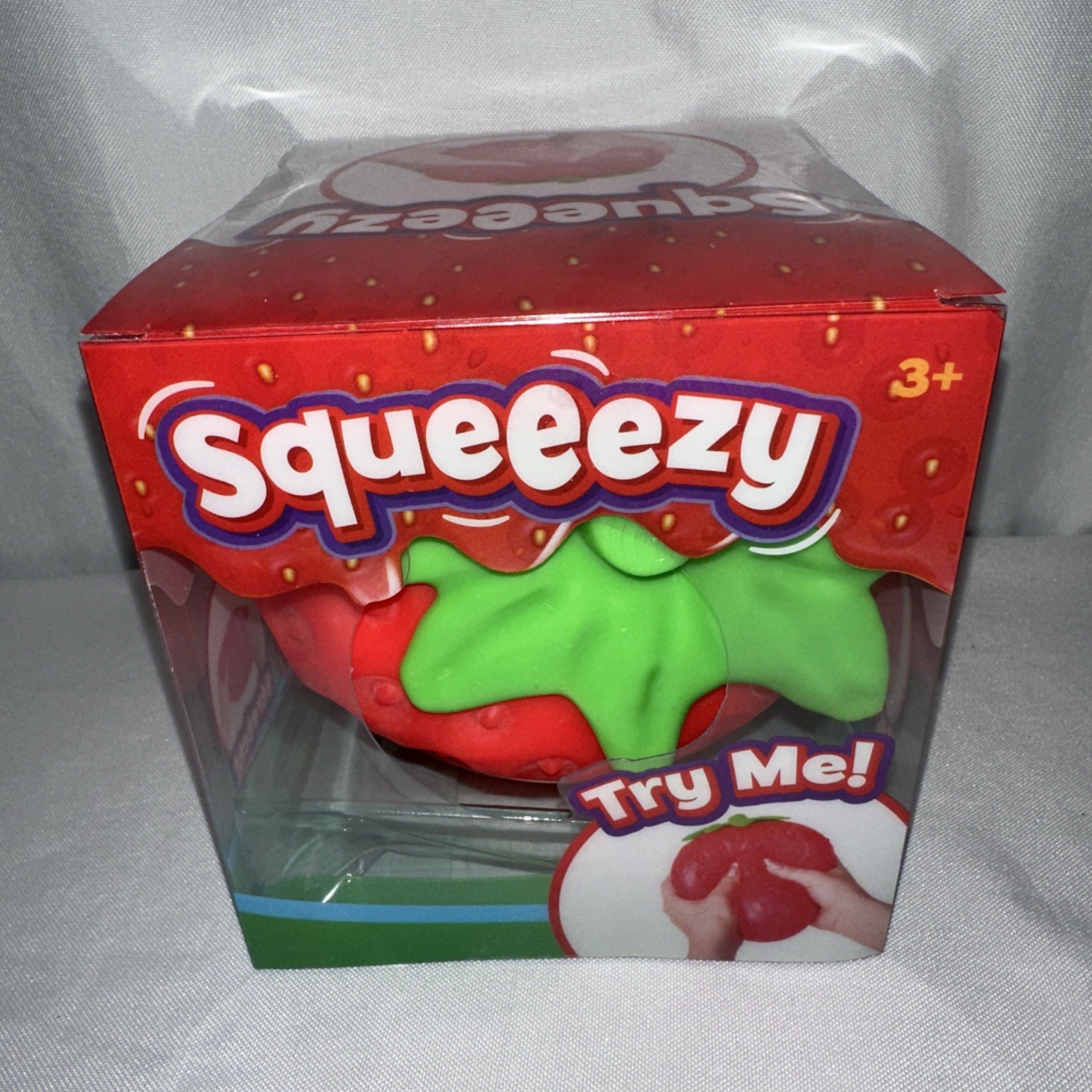 Sunny Days Jumbo Squeezy Strawberry Squishy Toy Stress Relief Toy Mendous