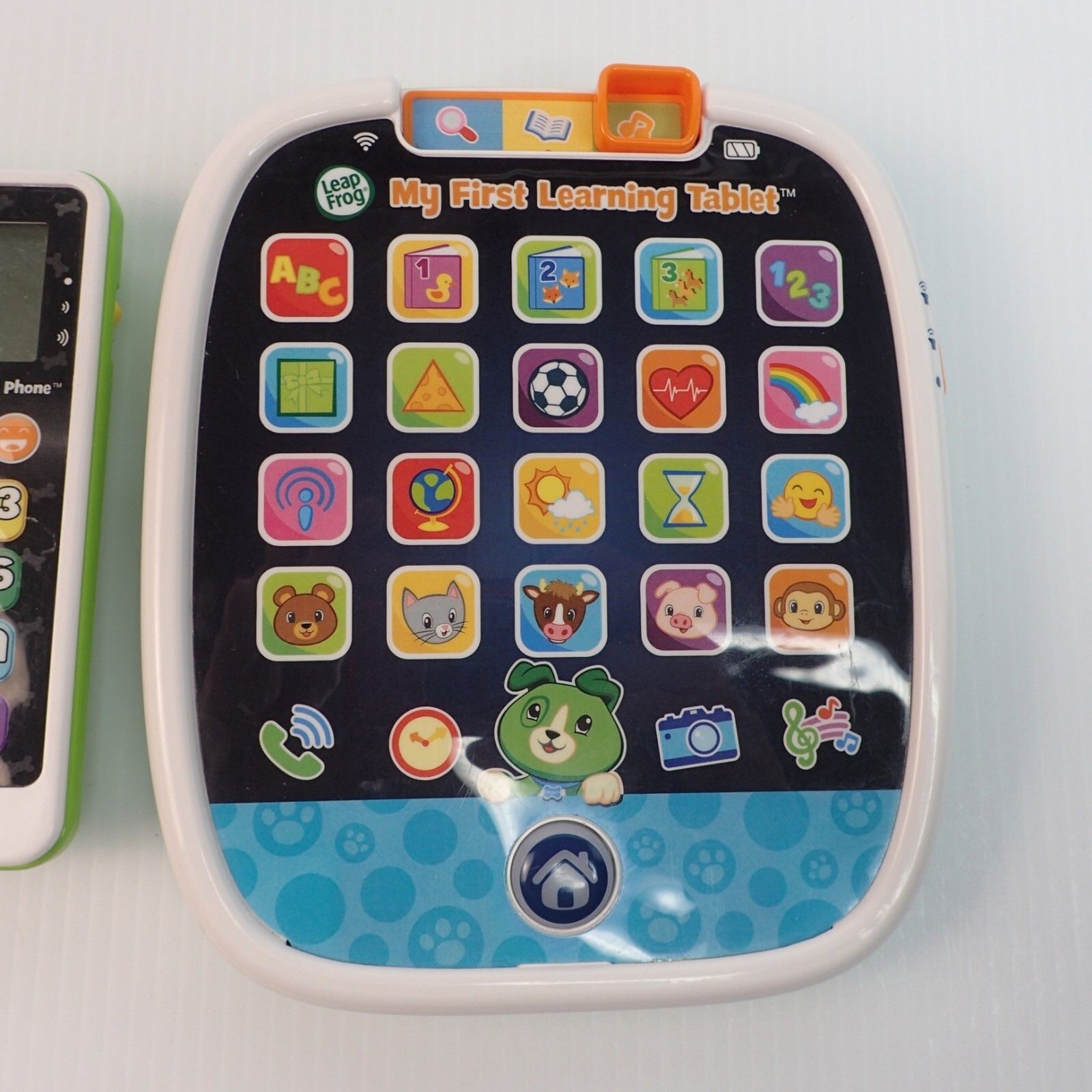 LeapFrog My First Learning Tablet & Chat & Count Emoji Phone Toy Lot of 2