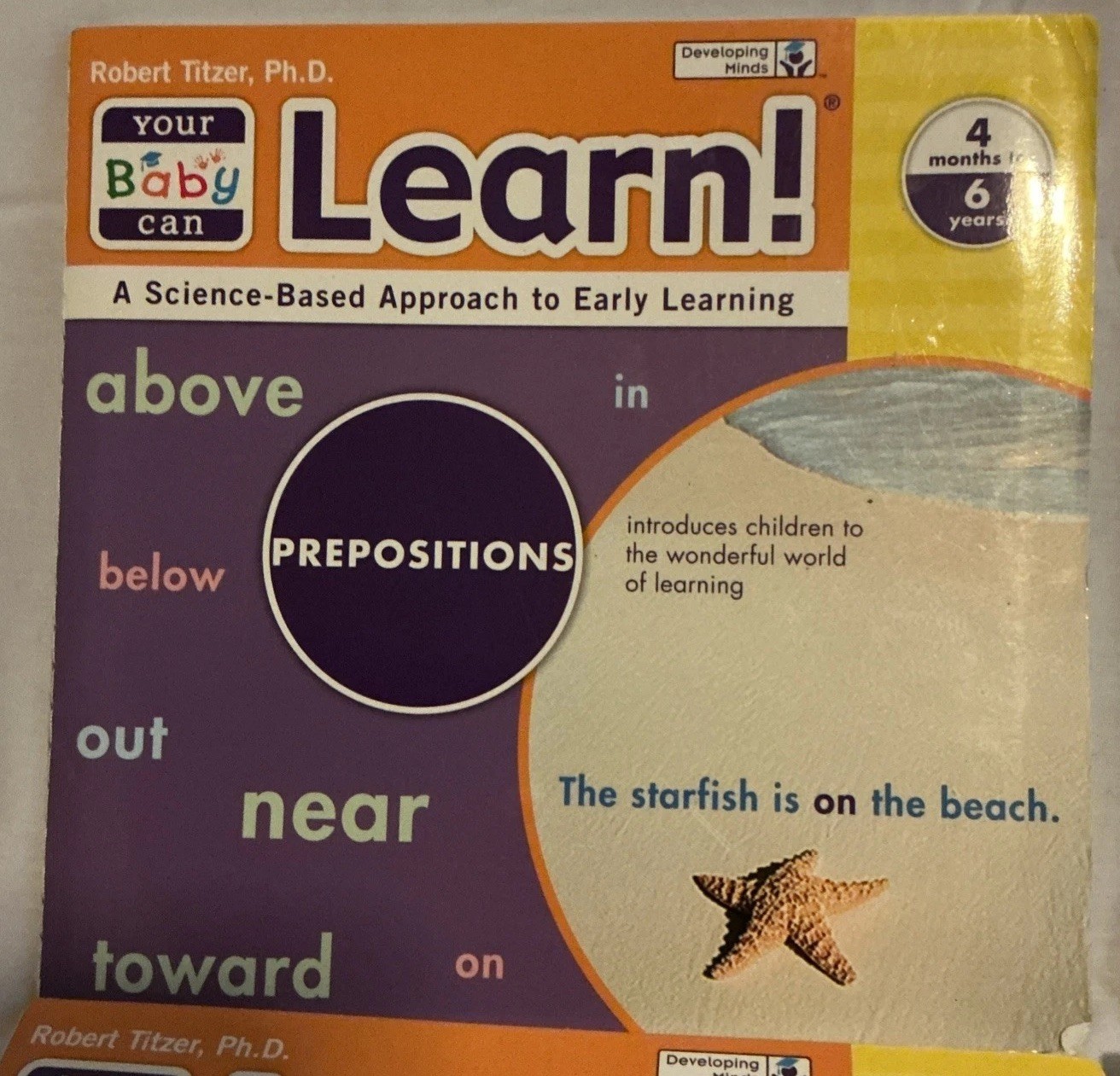 Lot Of 4 Your Baby Can Learn Books! Shapes, Numbers, Patterns, And Prepositions