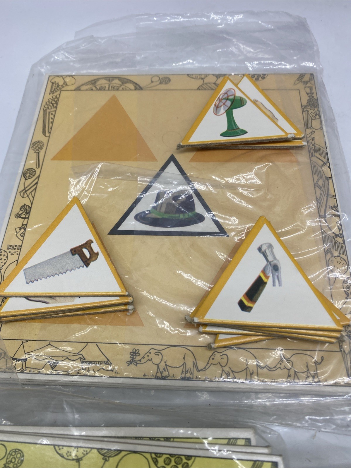 1971 Early Learning Activity Beginning Sounds Great Illustrations Complete!