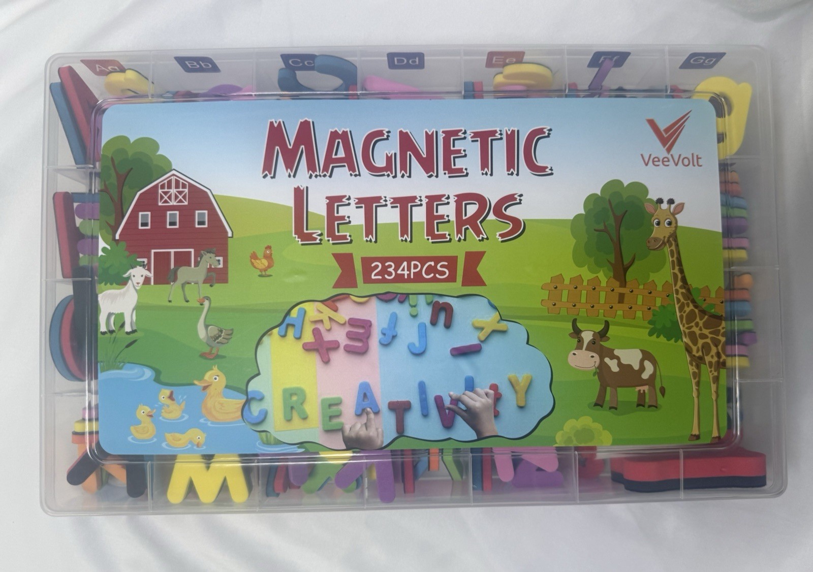 Magnetic Alphabet Letters Set – 234 Pcs ABCs, Numbers & Patterns Kids Learning