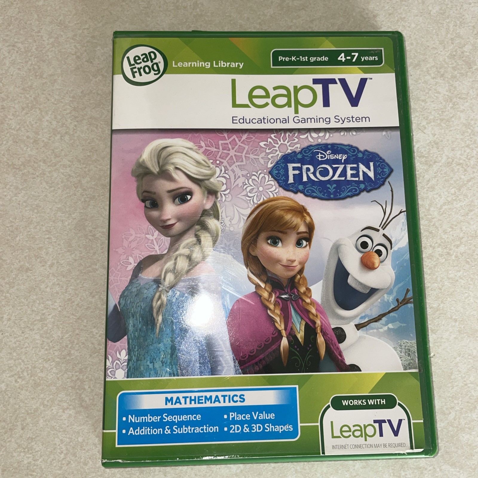 Leap Frog LeapTV Disney Frozen – Pre K – 1st Grade- 4-7 Years
