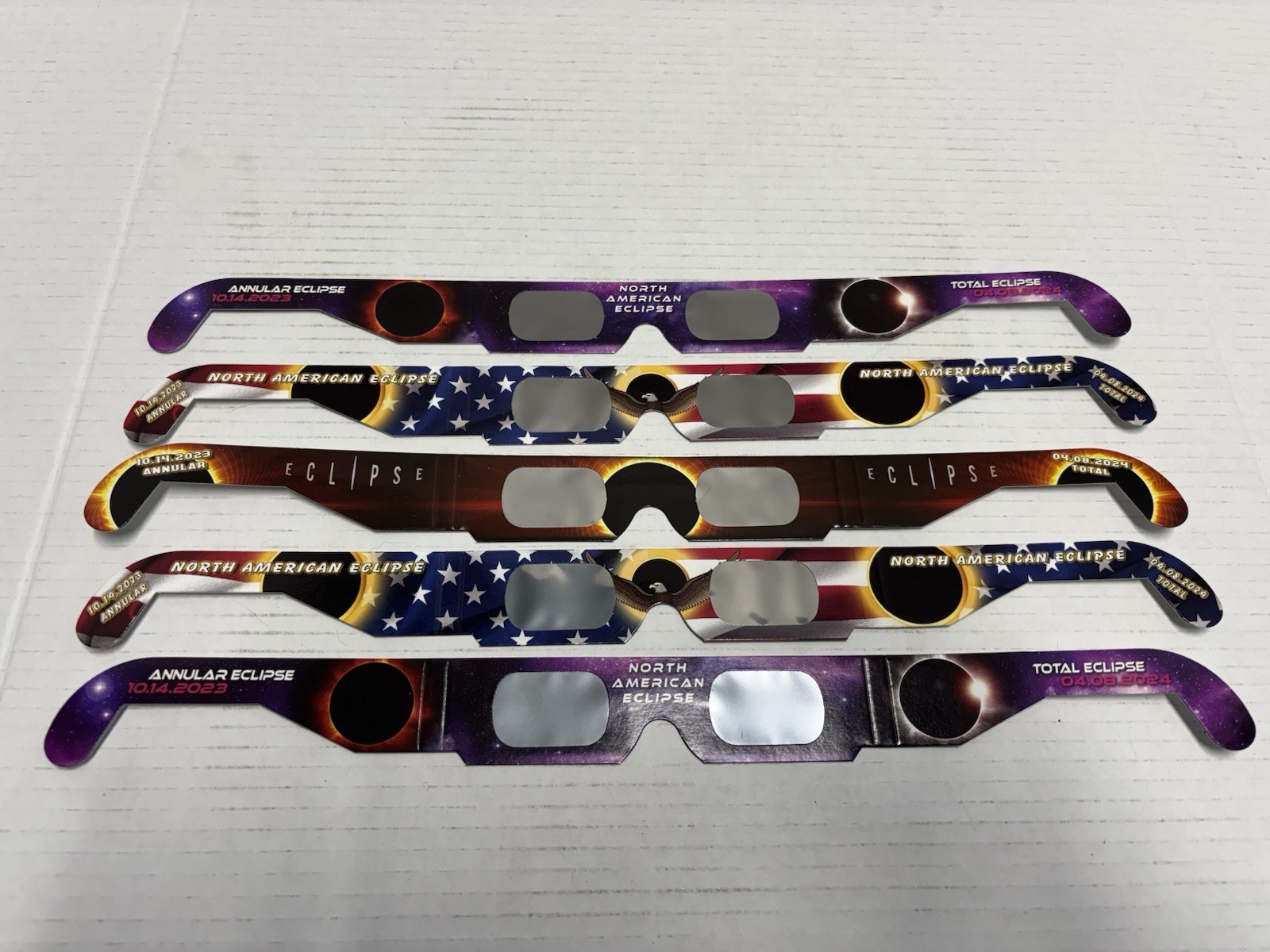 Solar Eclipse Glasses Pack of 12 – ISO 12312-2 Certified