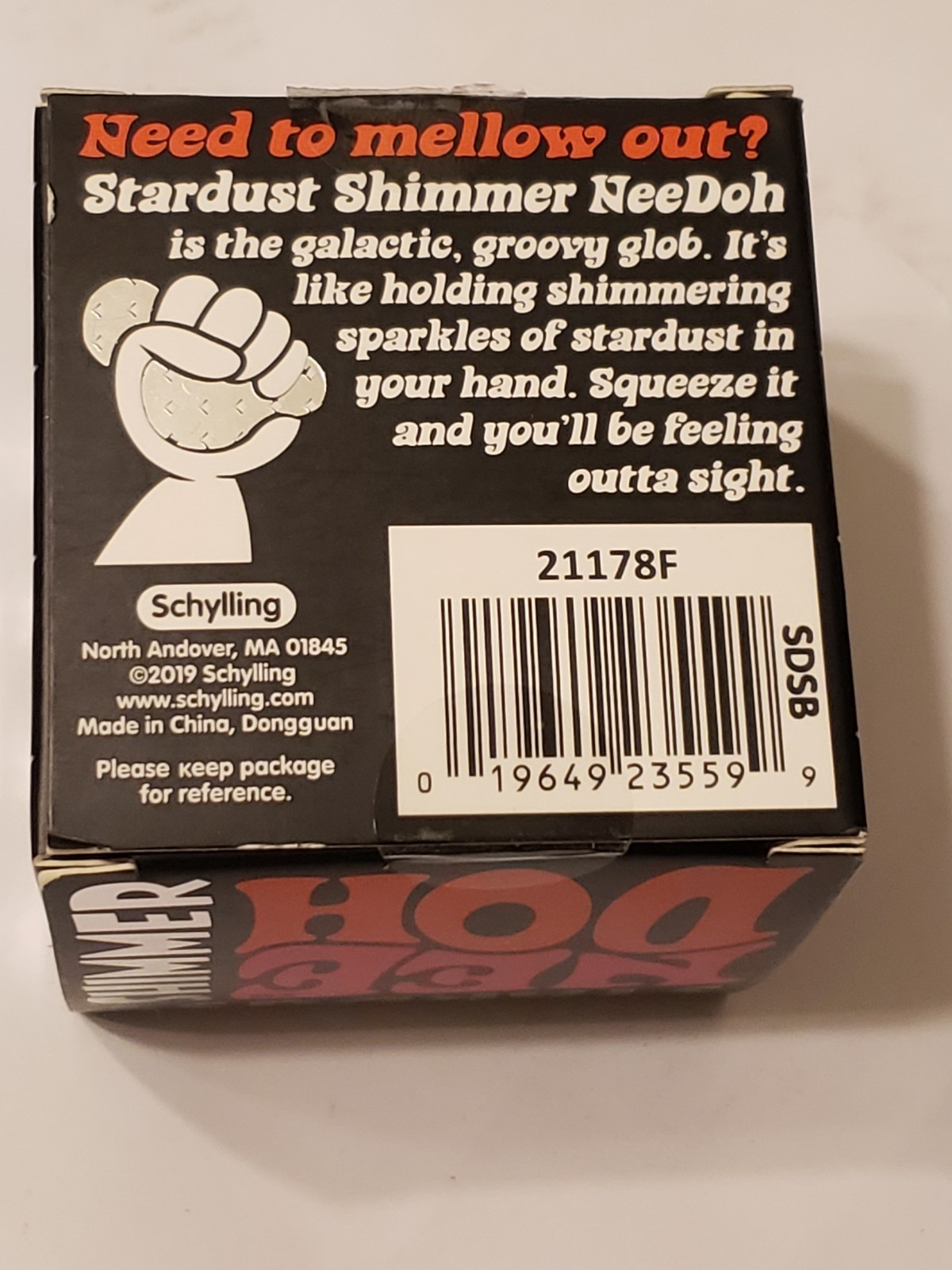 RARE Red Stardust Shimmer NeeDoh- Used- 100% AUTHENTIC Nee Doh