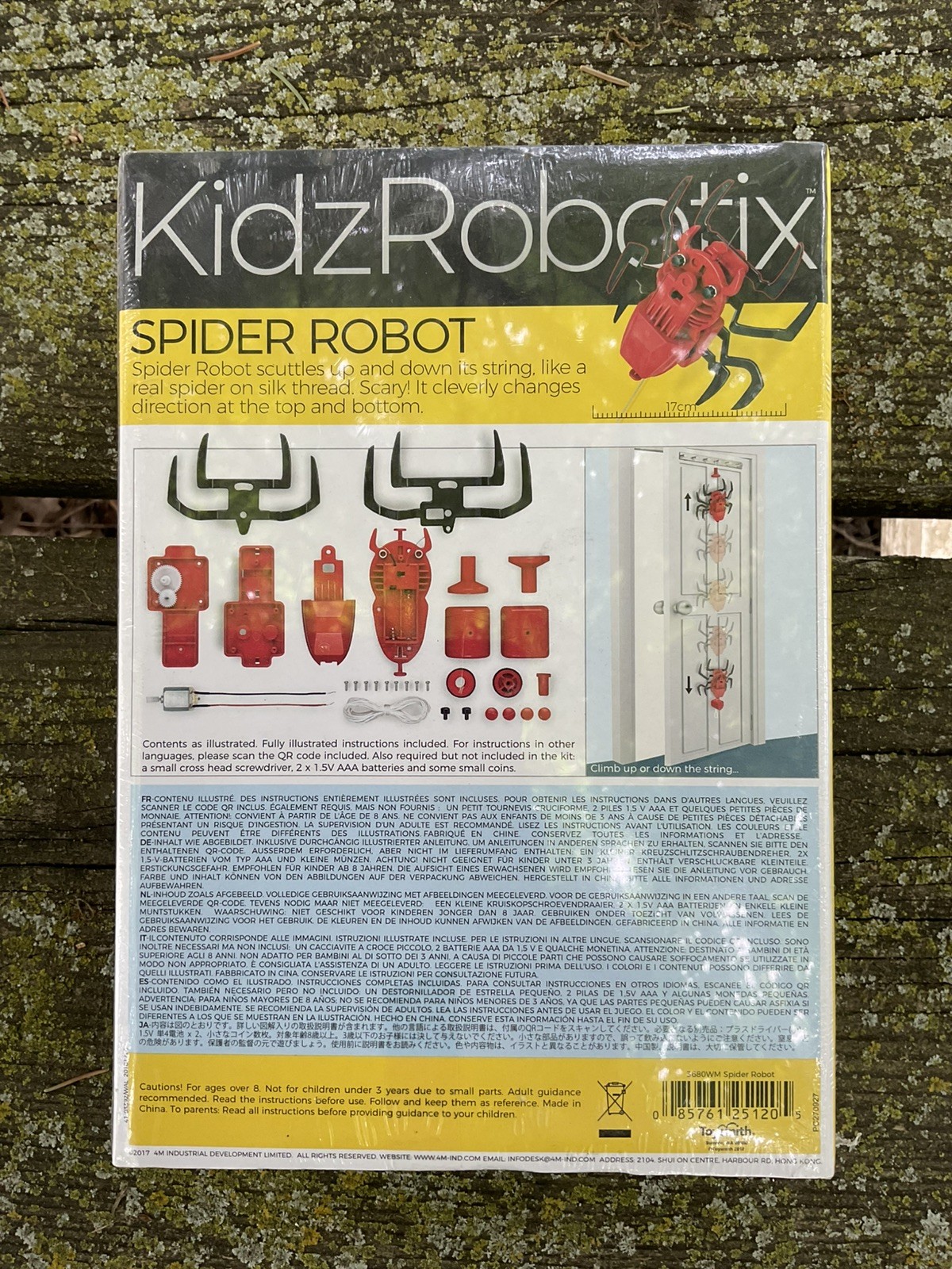 KidzRobotix Spider Robot Powered Kids 4M Brand New in Box for Kids STEAM