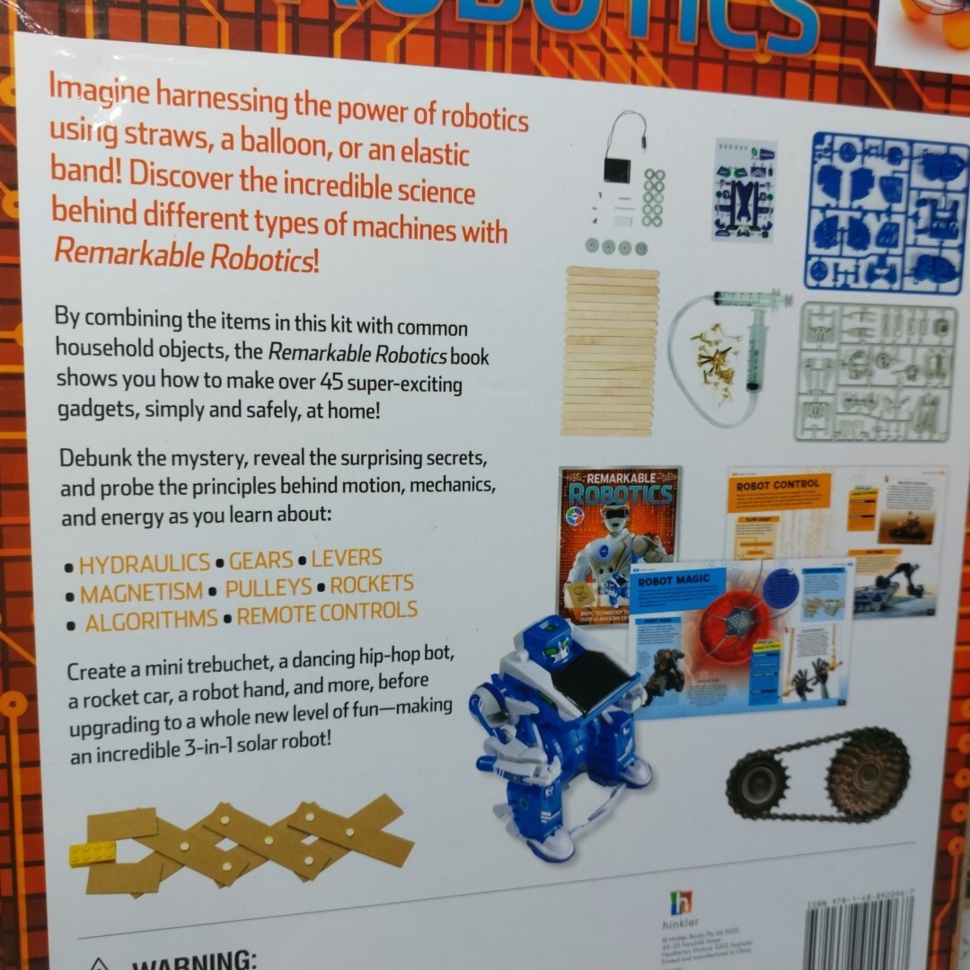 Remarkable Robotics by STEM technology book & science kit Science Technology OB
