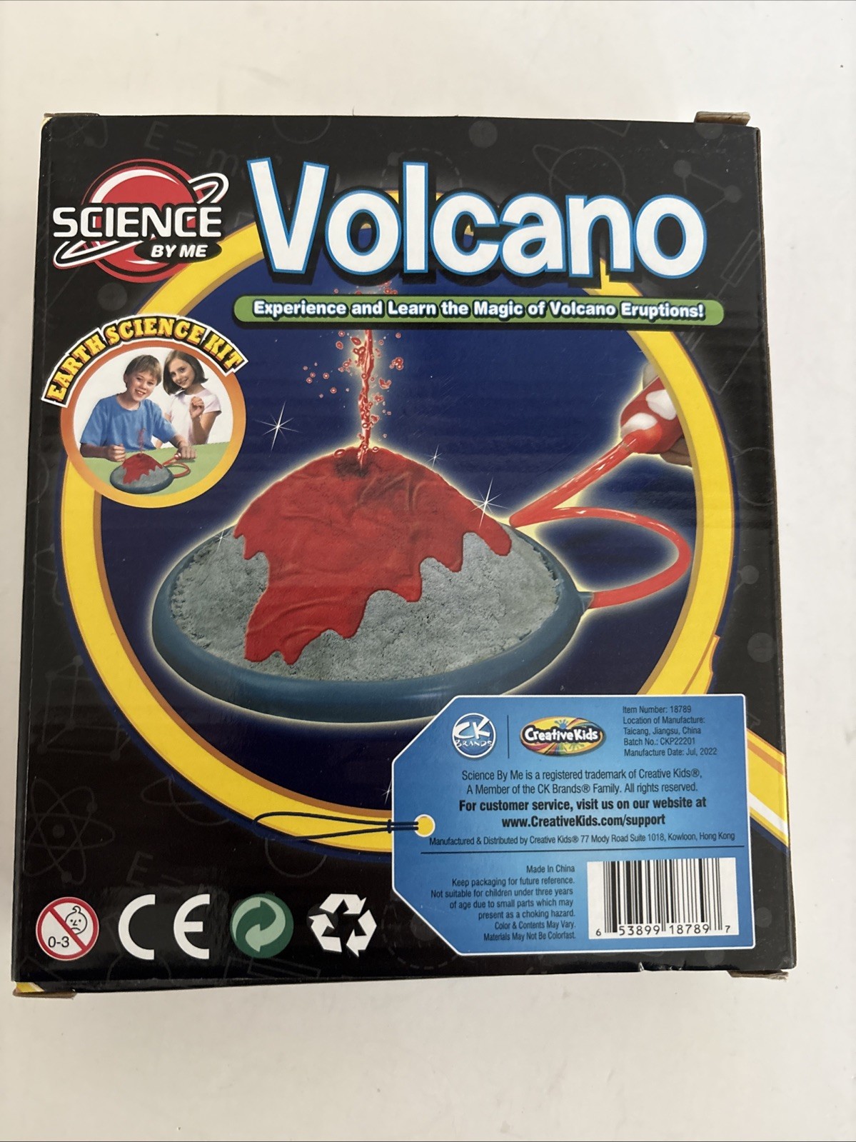 Science By Me Volcano By Creative Kids Level 1 (Ages 8+) Earth Science Kit NEW