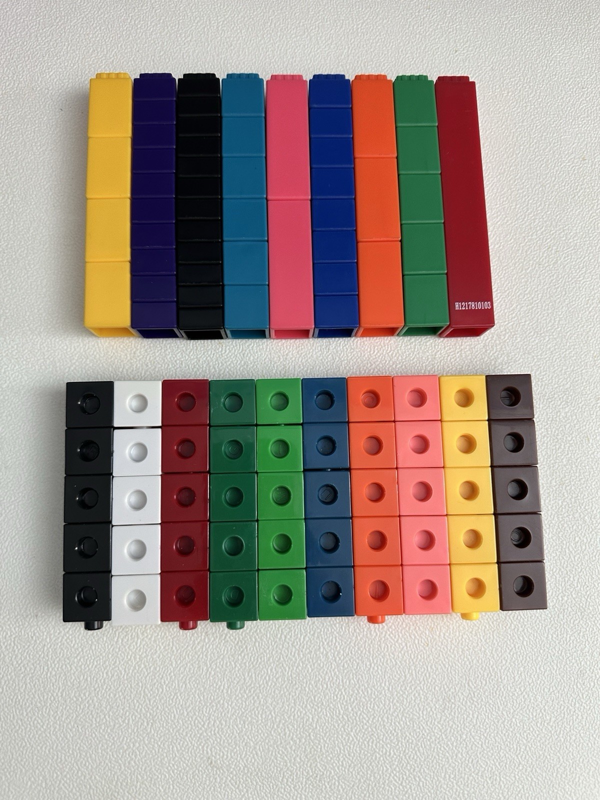 Homeschool Math Link Rainbow Fractions Starbright Wrap Ups Key Tower Cubes Lot