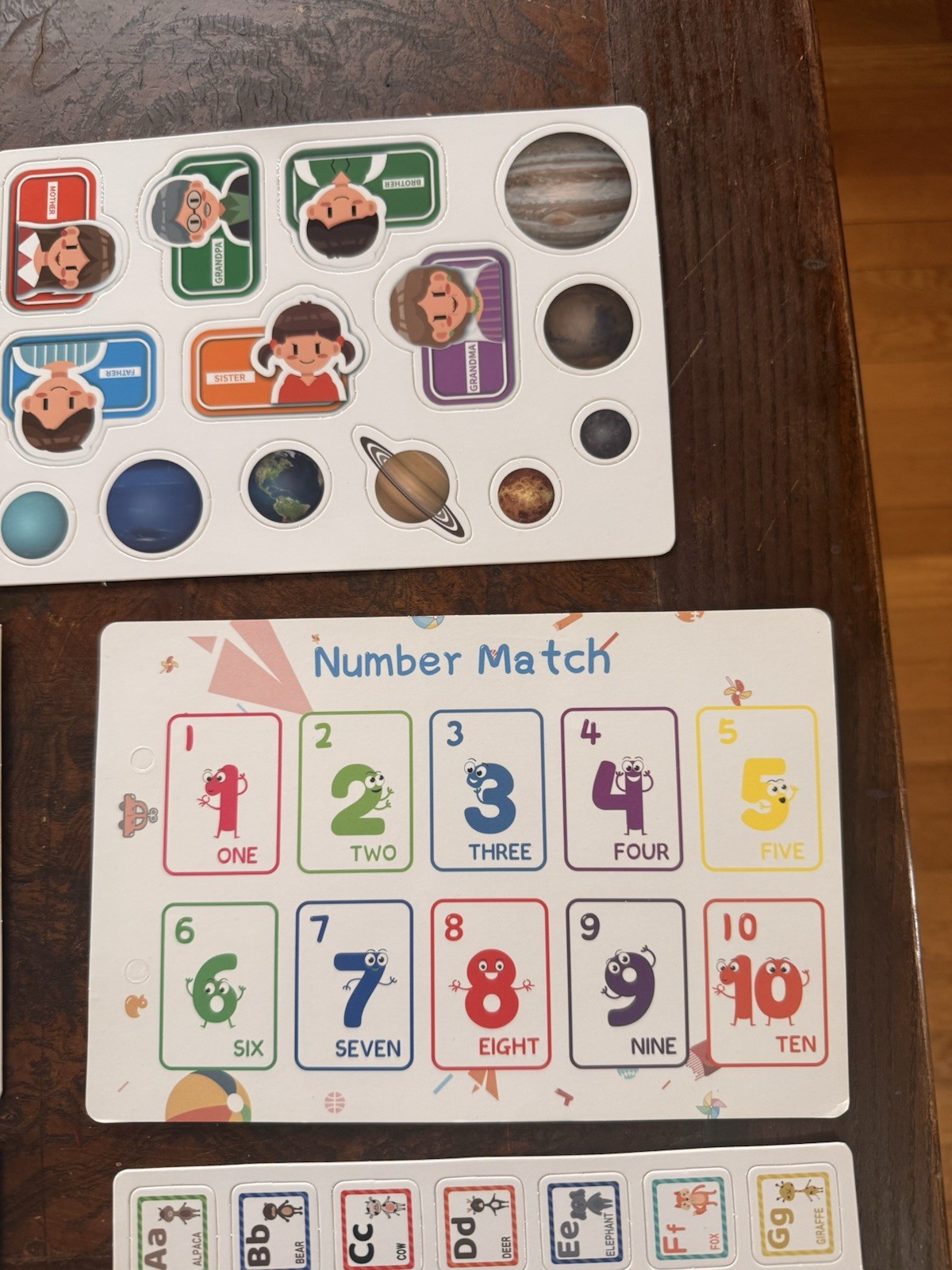 Montessori Preschool Learning Board Set