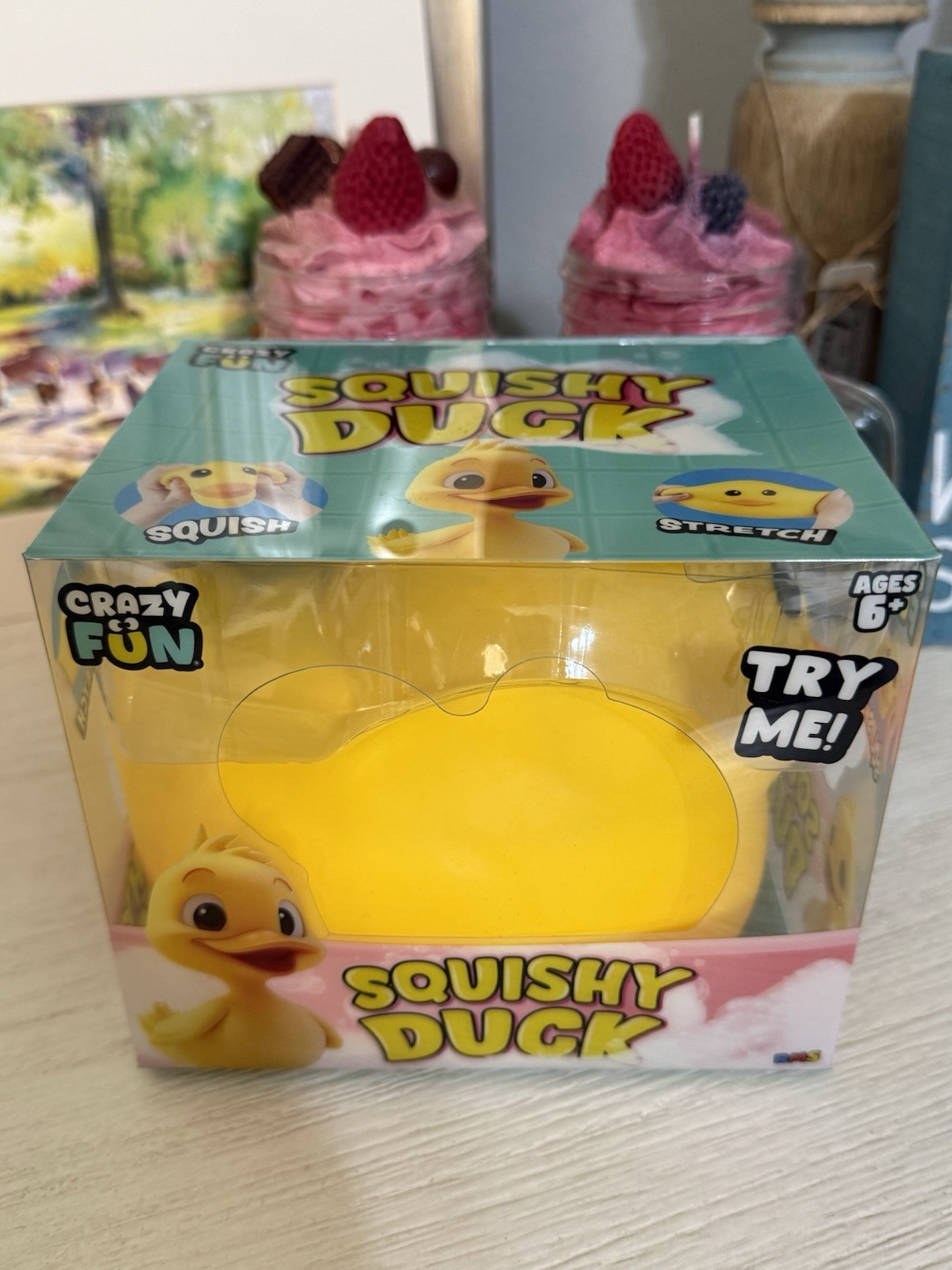 Jumbo Squishy Squeezy Duck Rare Viral TikTok Sold Out RMS Crazy Fun NEW Rare