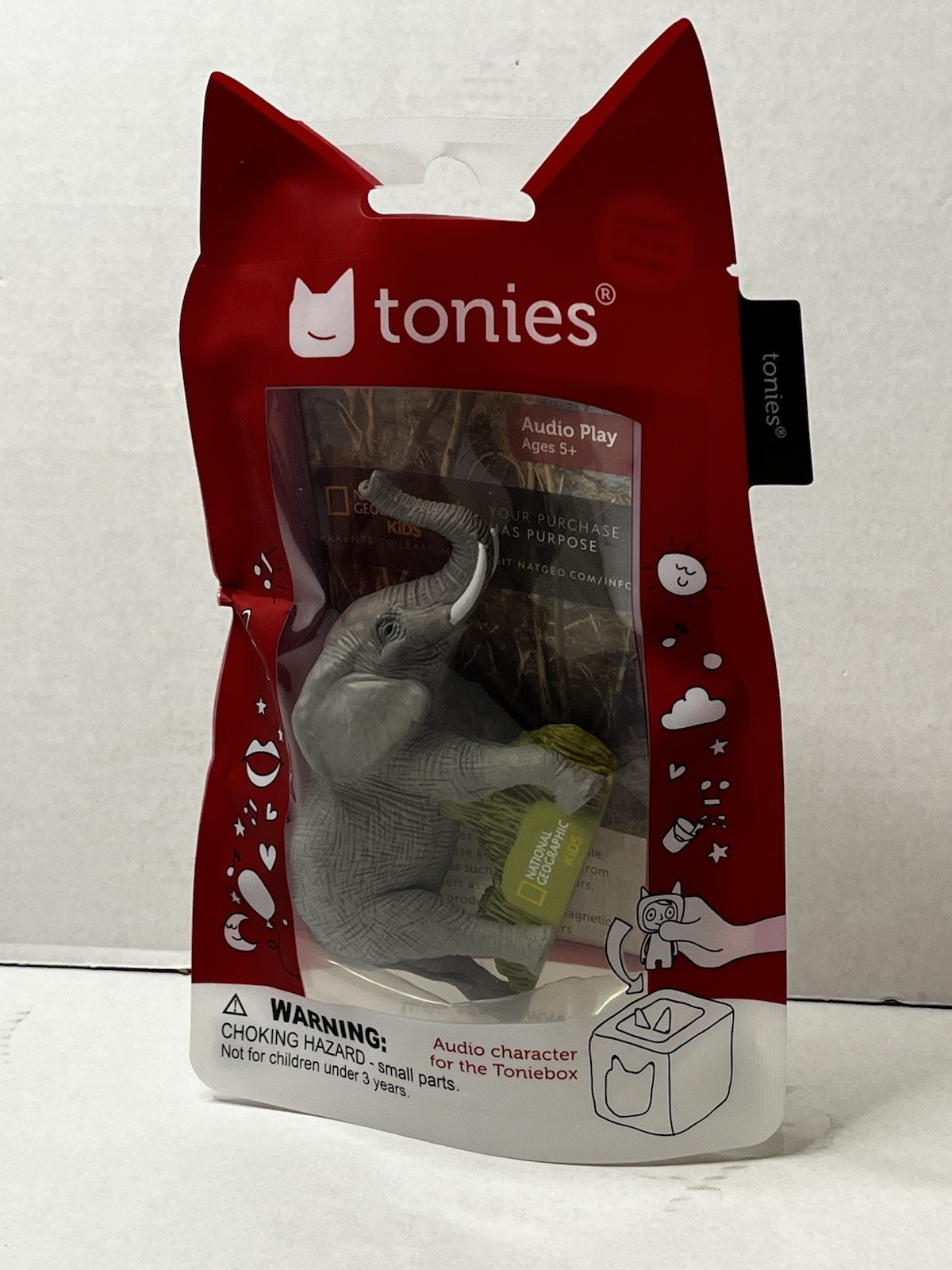 Tonies – National Geographic Kids Elephant Tonie – EDUCATIONAL – NEW