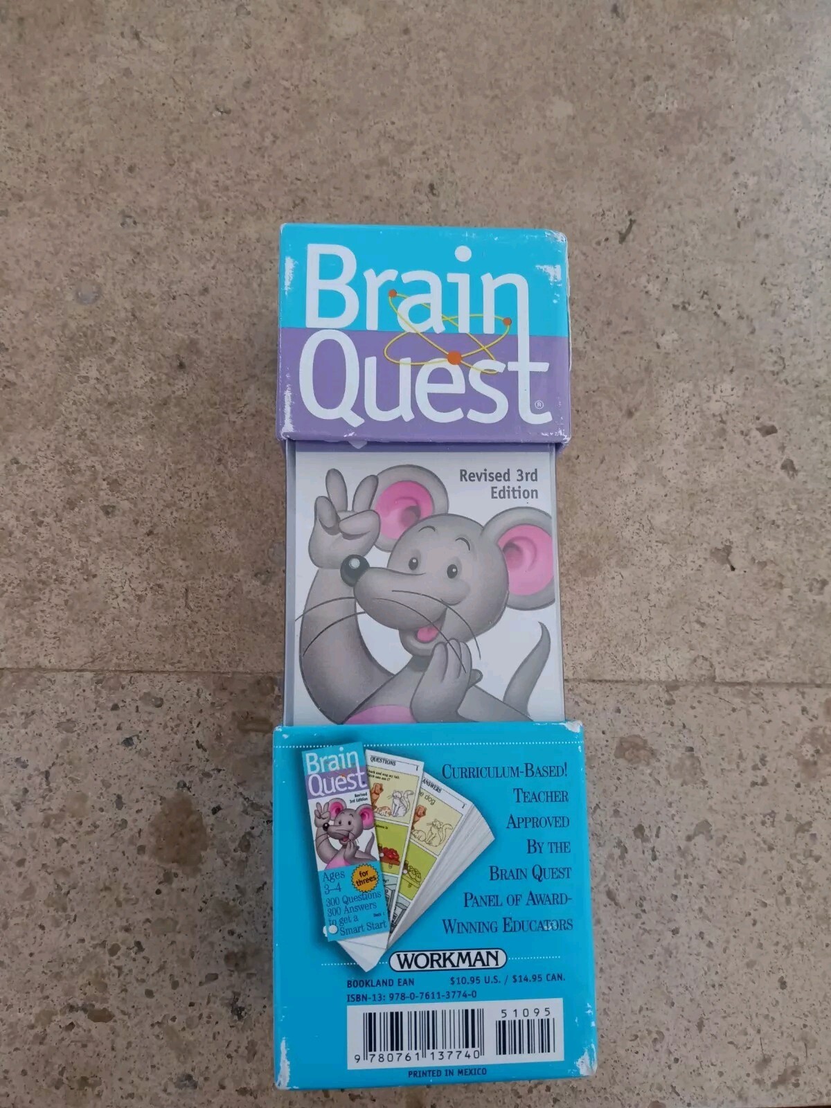 Brain Quest Revised 3rd Edition 300 Questions and Answers Ages 3-4 Pre-Owned