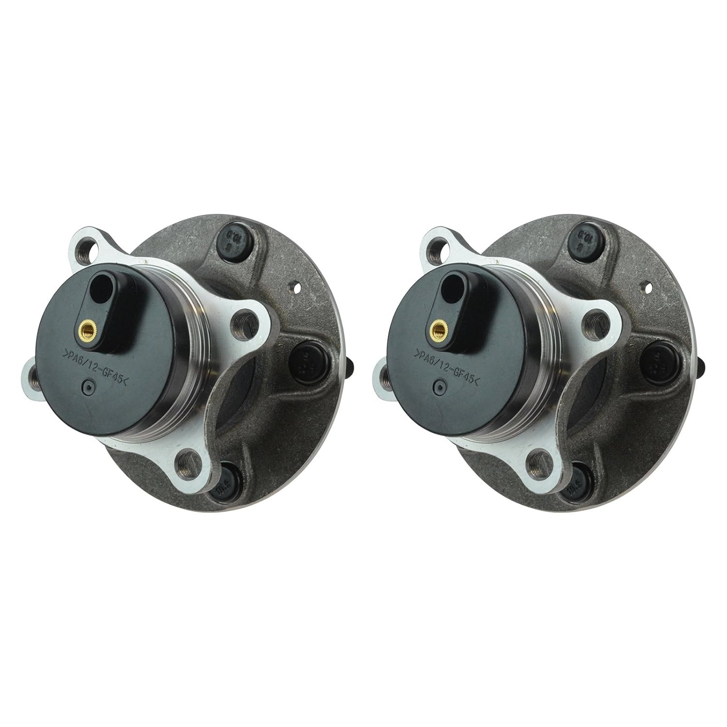 TRQ 2 Piece Rear Passenger Side Driver & Passenger Side Wheel Bearing & Hub Asse