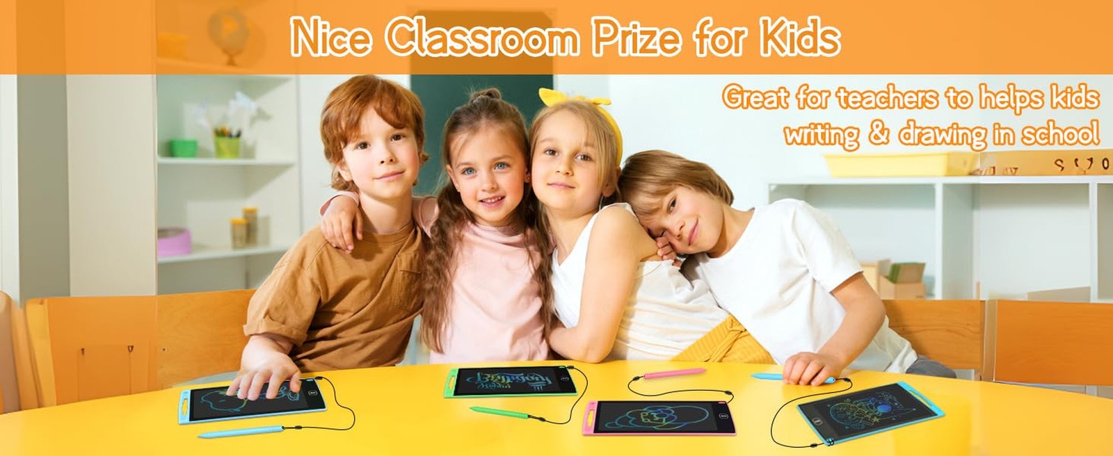 32 Pack LCD Writing Tablet for Kids Drawing Tablet 8.5″ Upgraded Drawing Pad …