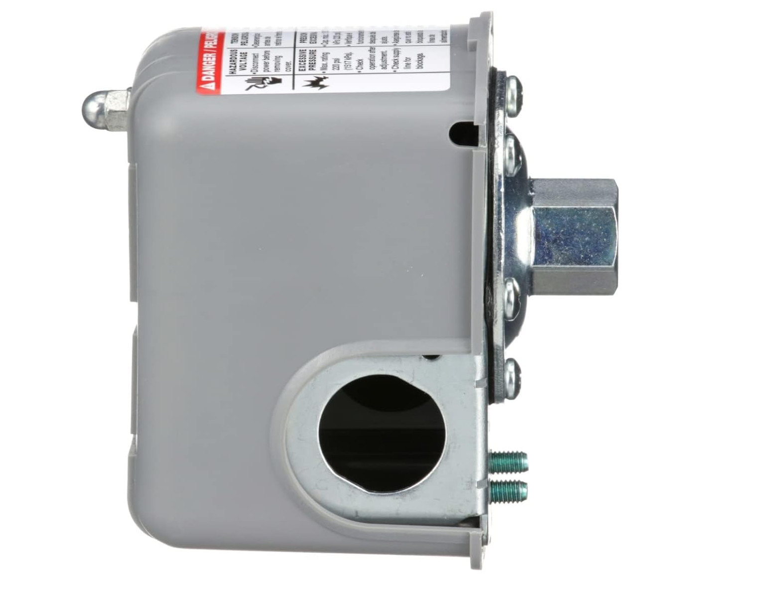 Telemecanique Pumptrol FSG2J24CP 40-60 PSI Water Pump Pressure Switch Grey