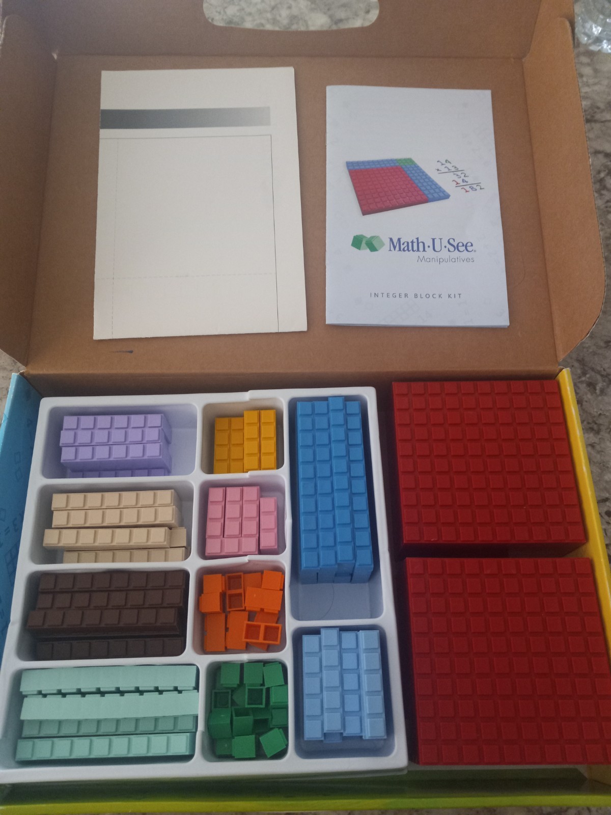 Math-U-See Integer Block Kit Demme Learning Manipulatives Educational Set