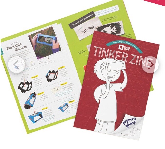 Kiwi Co Tinker Crate Make Your Own Phantom Projector Stem Ages 9+ NEW