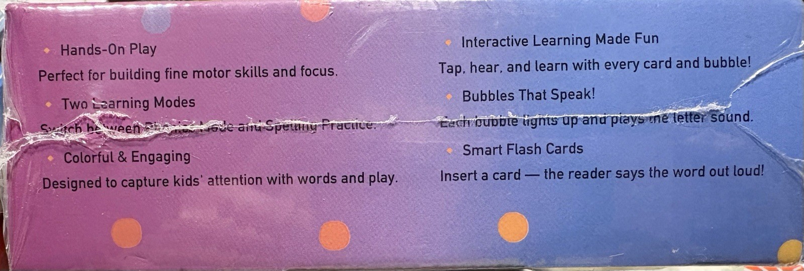 COOVA WordPop Flash Cards Electronic Learning Flash Card Reader Ages 3+ Years