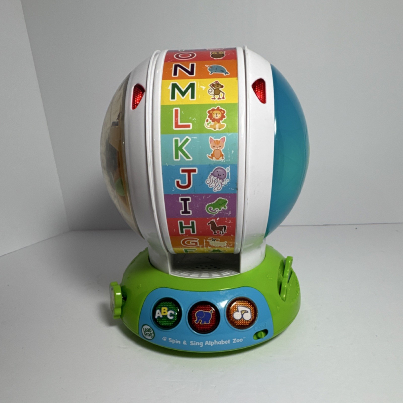LeapFrog Spin & Sing Alphabet Zoo Electronic Learning Toy 6-36 Months 1-2 Years