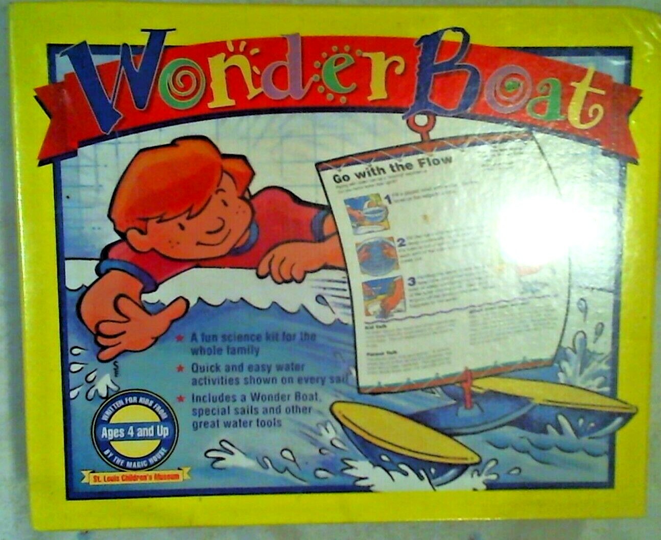 WONDER BOAT Science & Activity Kit – Ages 4 and Up – NEW & SEALED