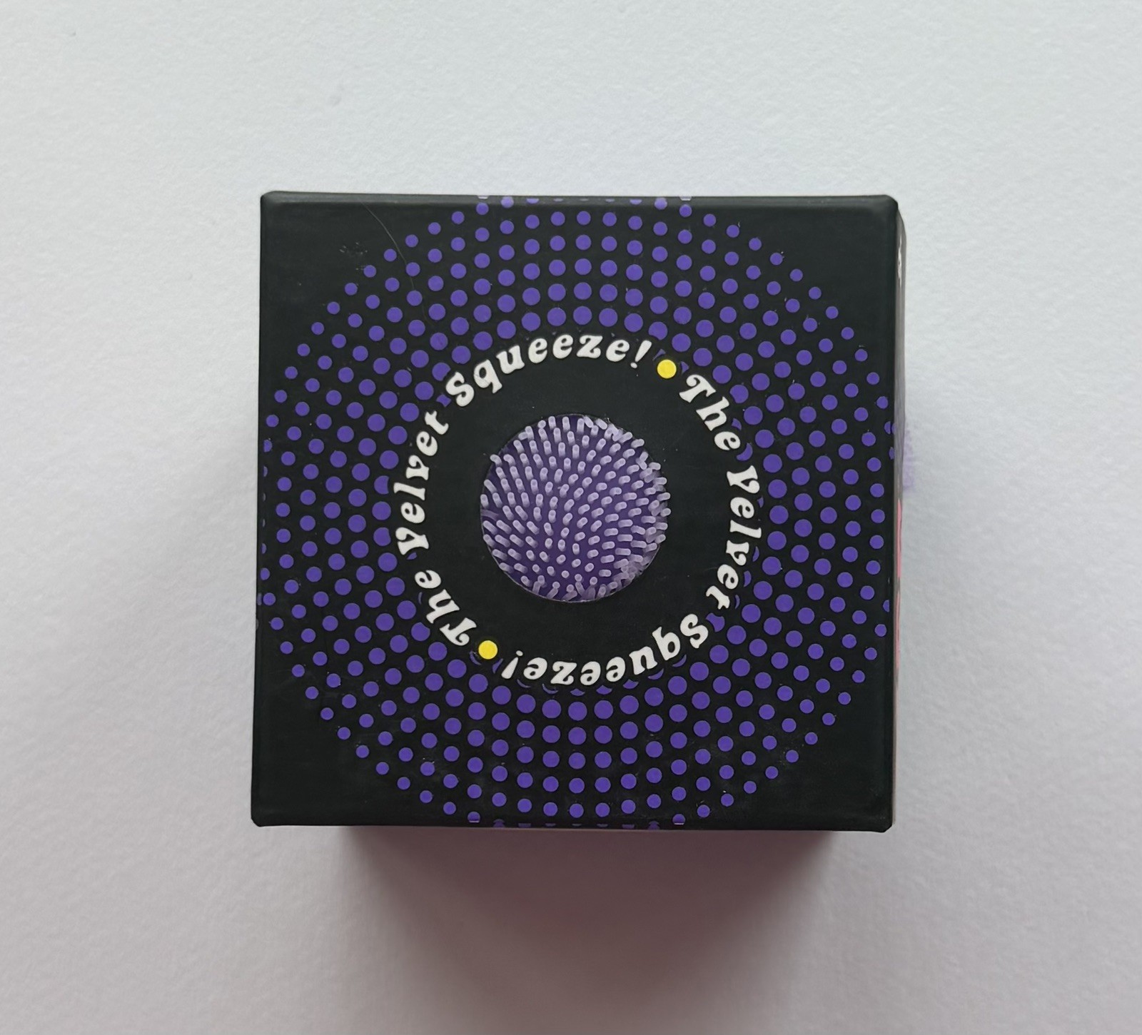 NeeDoh Purple Fuzz Ball The Velvet Squeeze Toy Fuzzball Authentic PURPLE