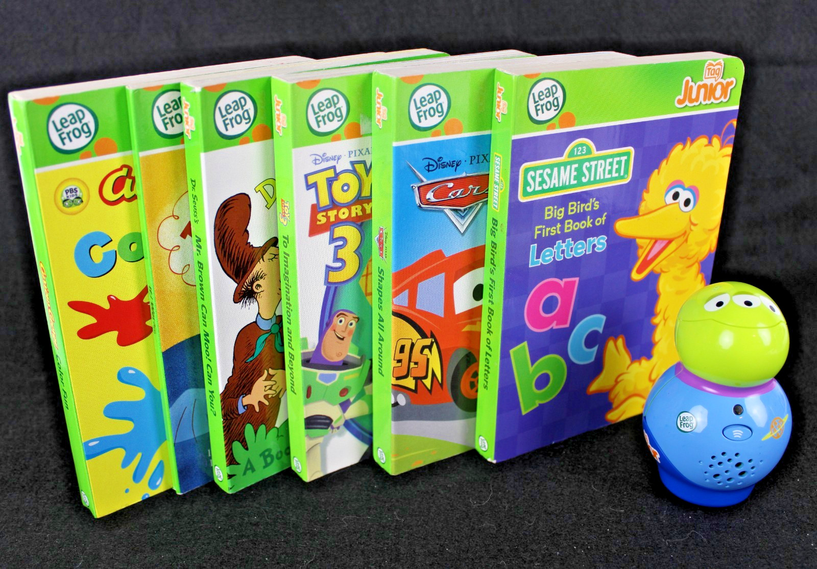 Set of 6 Leap Frog Tag Junior Books (new), Toy Story Pal Reader & Carrying Case