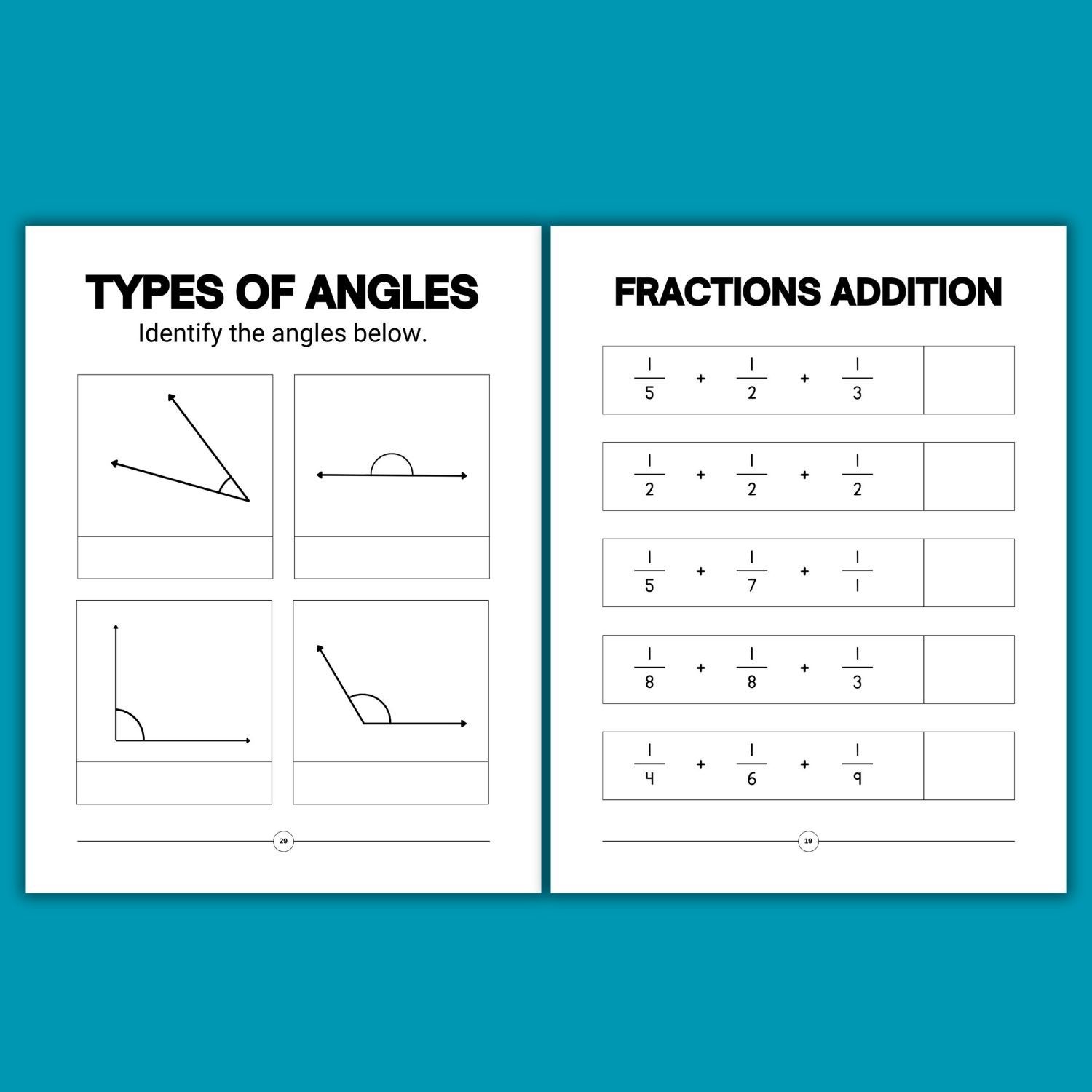Complete Kids Math Activity Workbook Bundle | Ages 4-9 | Printable Worksheets