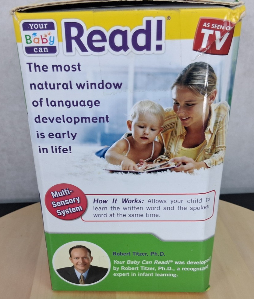 Your Baby Can Read Complete 4 DVD set, 4 Books, 3 Whiteboards, Custom Flashcards